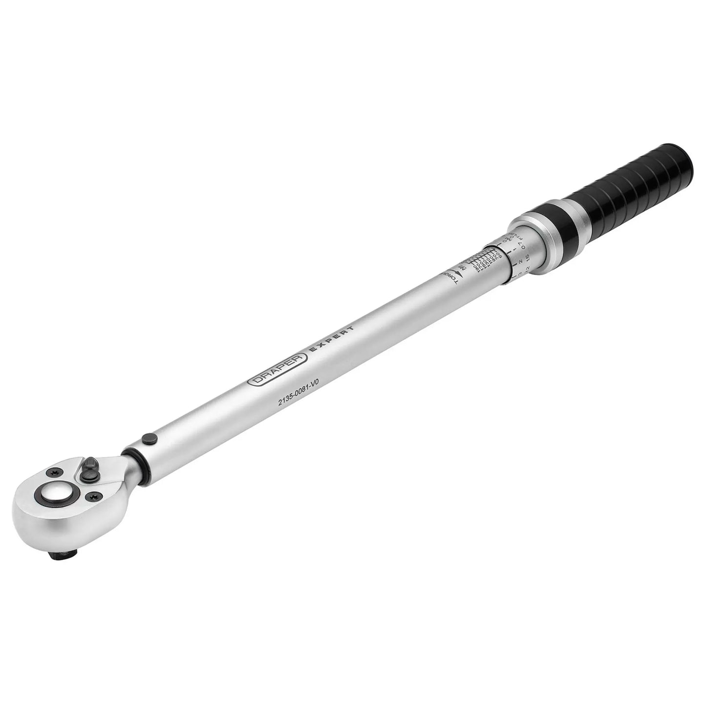 Draper Tools - 17738 - Draper Expert Ratchet Torque Wrench, 1/2" Sq. Dr., 40-200Nm