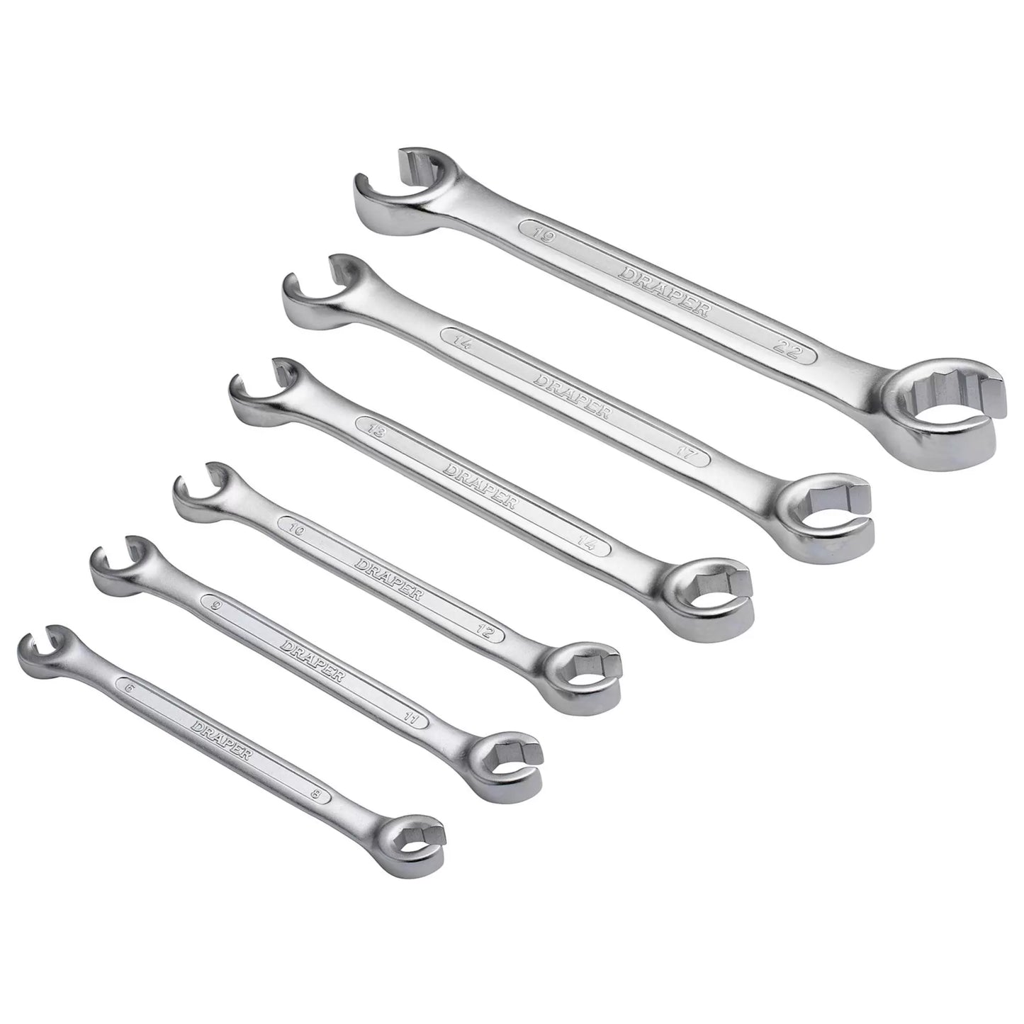 Draper Tools - 17759 - Flare Nut Spanner Set (6 Piece)