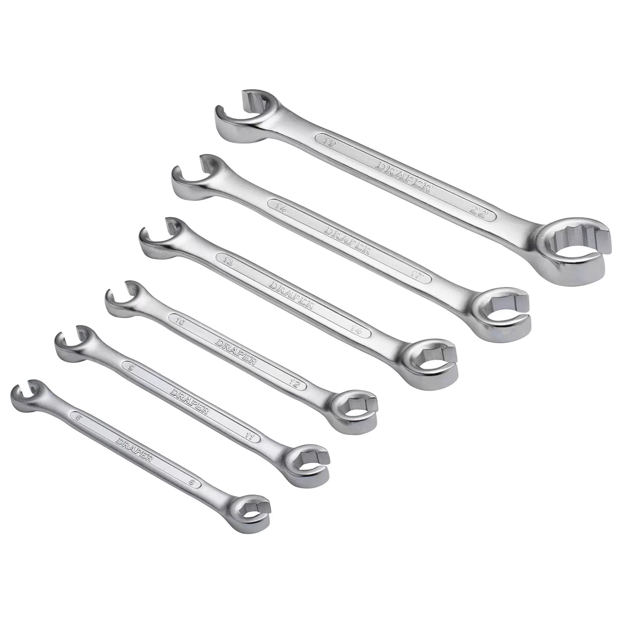 Draper Tools - 17759 - Flare Nut Spanner Set (6 Piece)