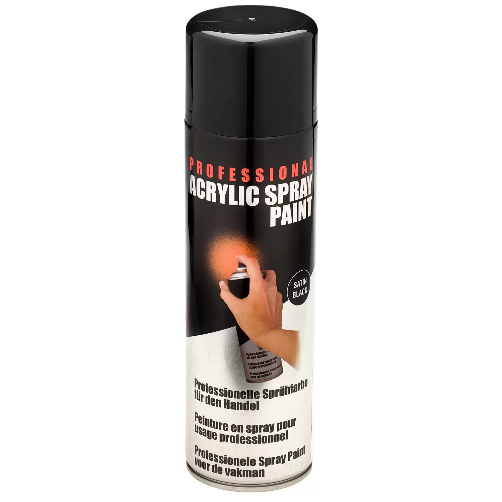 Draper Tools - 18013 - Satin Spray Paint, 400ml, Black