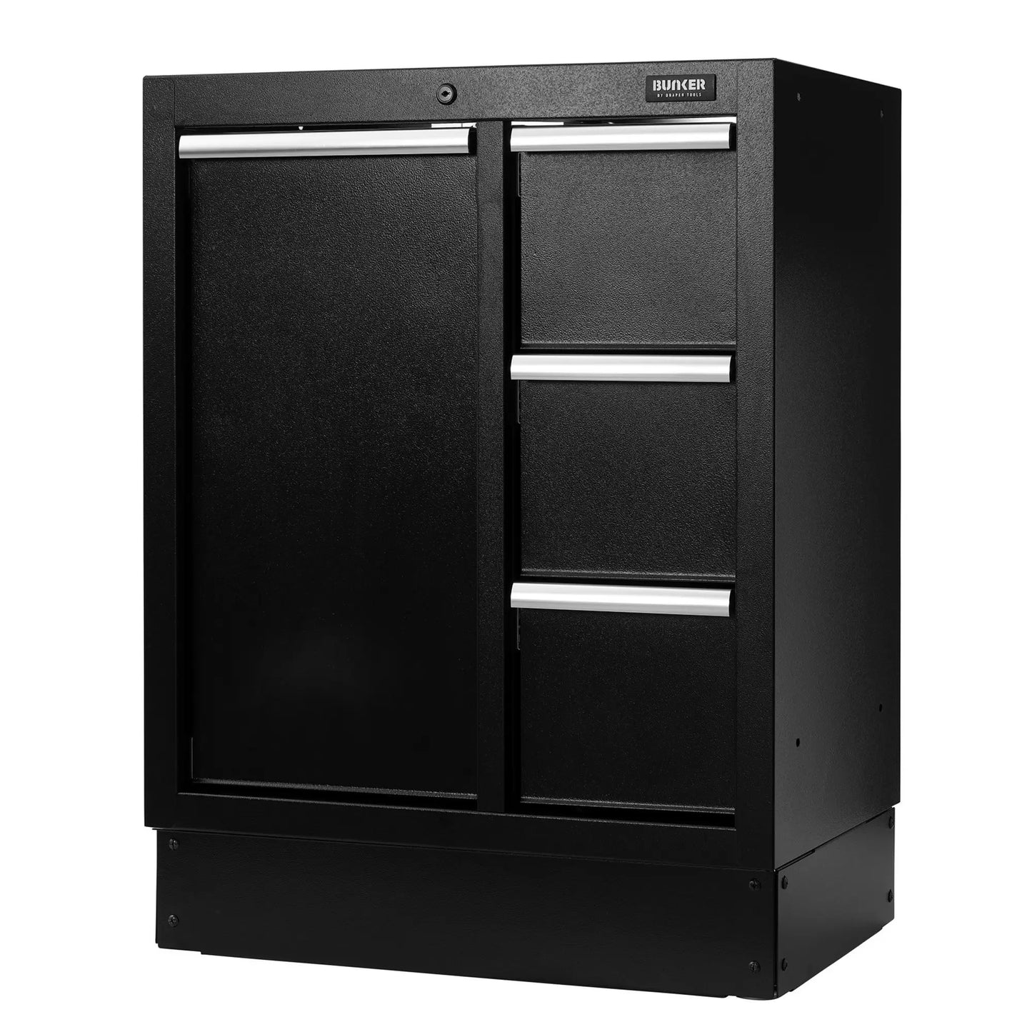 Draper Tools - 18843 - BUNKER Modular Power Tool Base Cabinet, 4 Drawer, 680mm