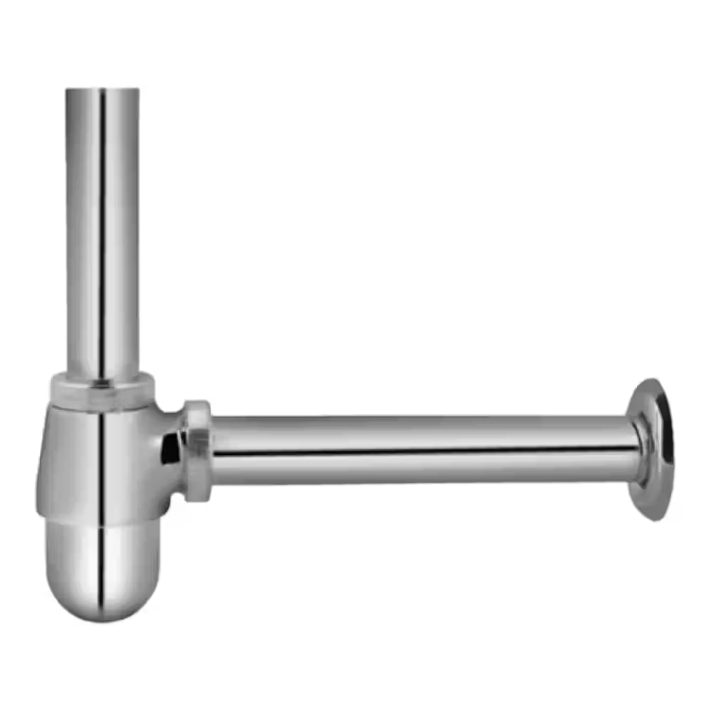 Essco Jaquar (ALE-CHR-773ML190X125) 190 mm x 125 mm Bottle Trap Long Wall Connection Pipes - Chrome