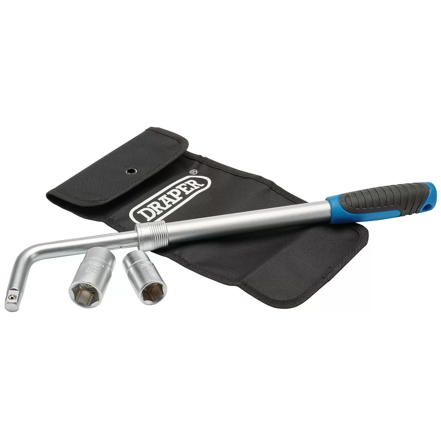 Draper Tools - 19152 - Extending Wheel Nut Wrench, 1/2" Sq. Dr., 380-520mm