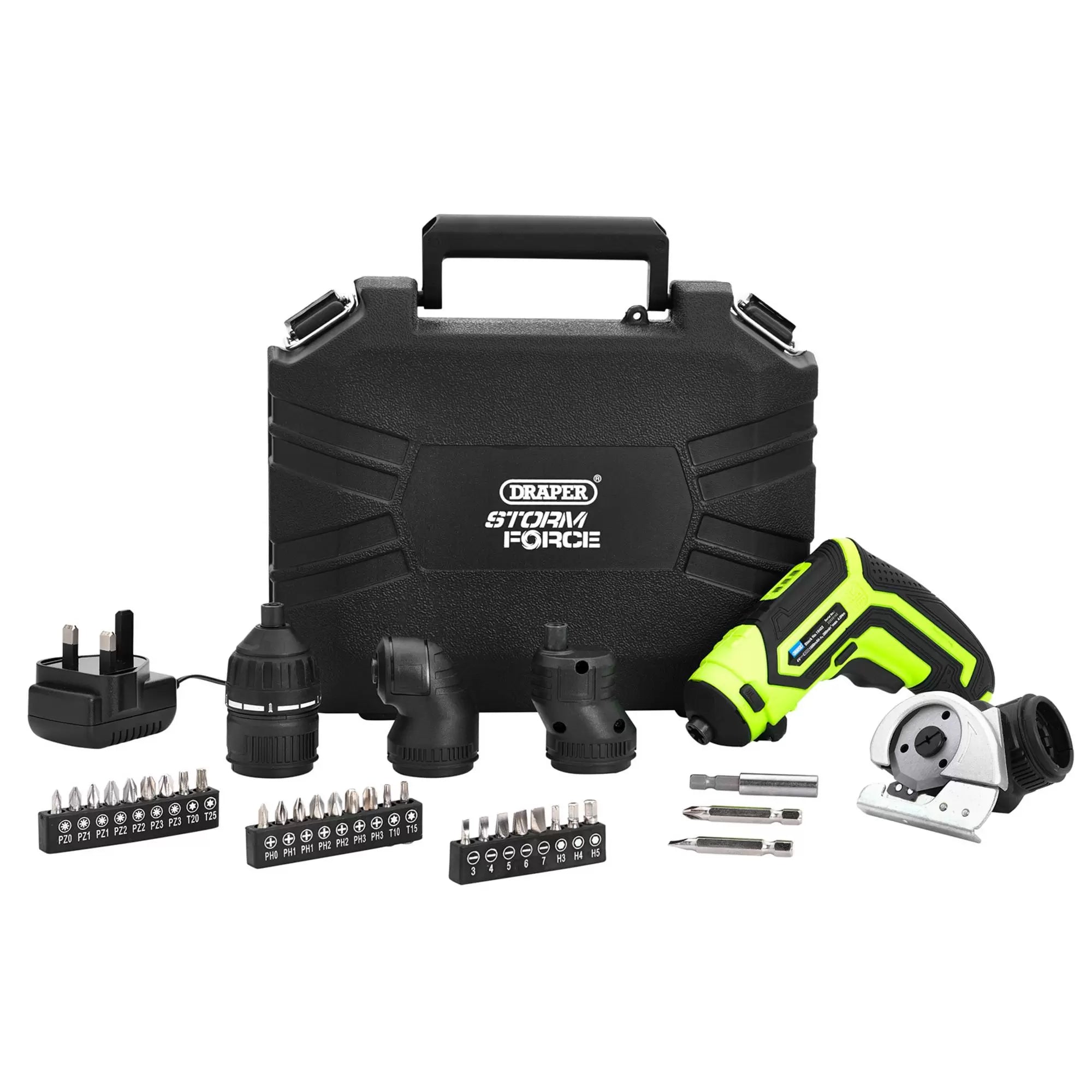 Draper Tools - 19403 - Draper Storm Force® 4V Multifunction Screwdriver and Cutting Tool, 1/4" Hex