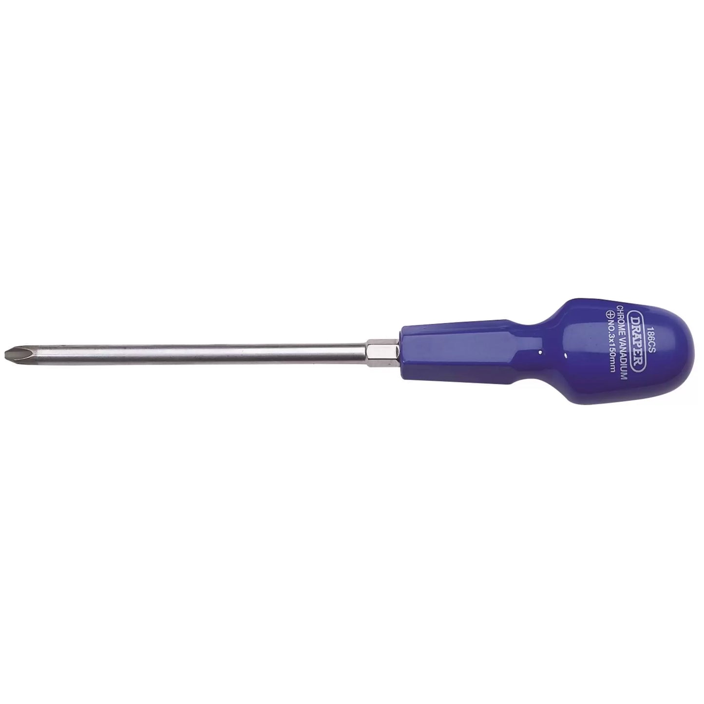 Draper Tools - 19506 - Cross Slot Cabinet Pattern Screwdriver, No.3 x 150mm (Sold Loose)