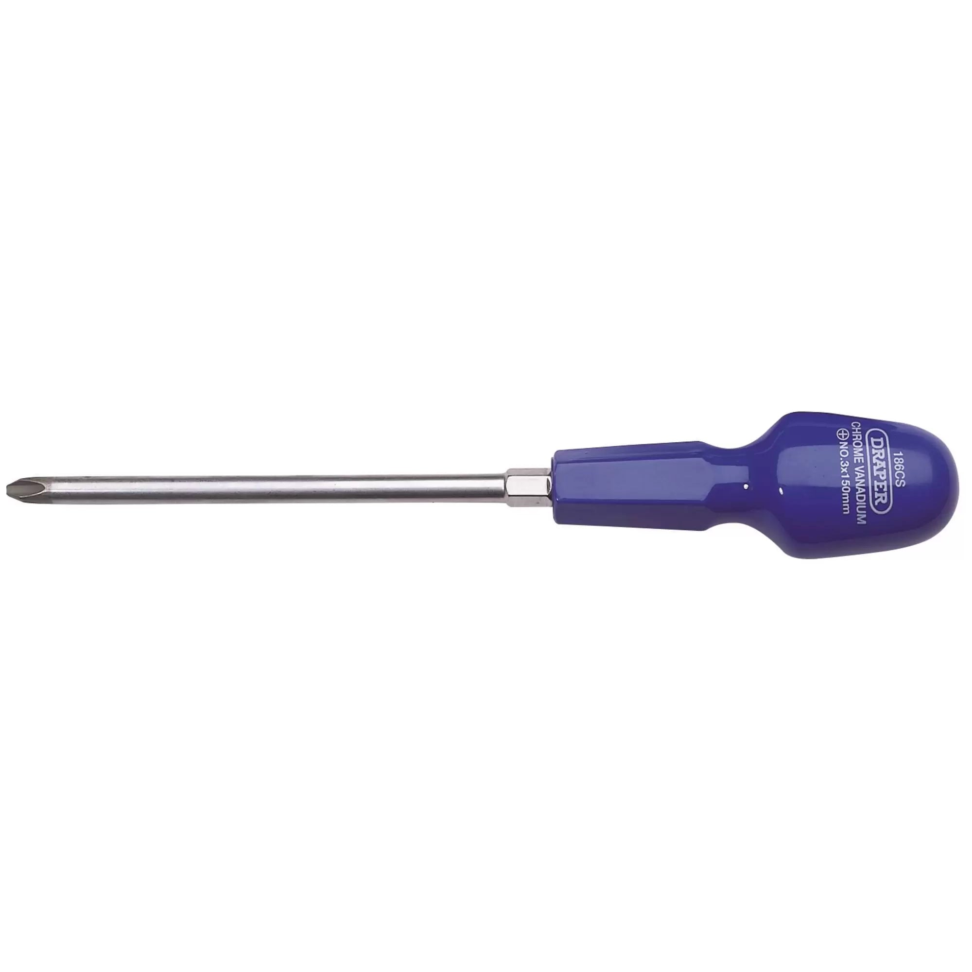Draper Tools - 19506 - Cross Slot Cabinet Pattern Screwdriver, No.3 x 150mm (Sold Loose)