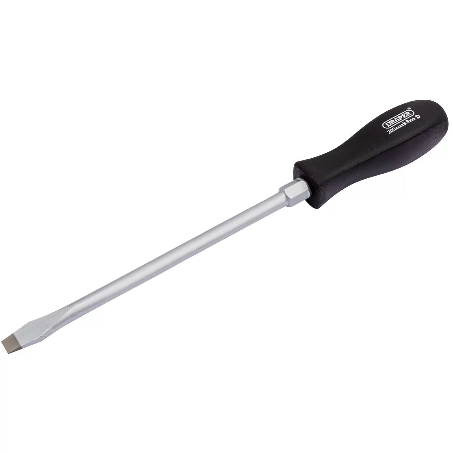 Draper Tools - 19531 - Draper Expert Plain Slot Mechanics Screwdriver, 9.5 x 200mm