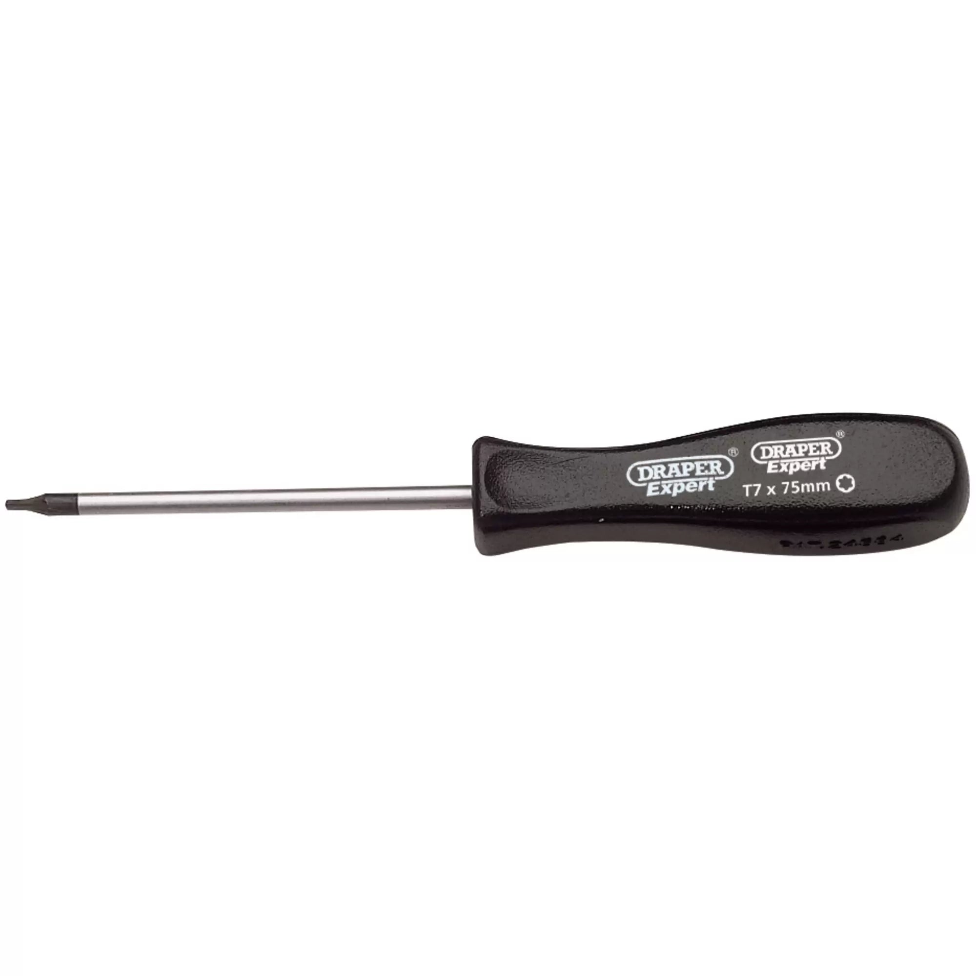 Draper Tools - 19550 - Draper Expert TX-STAR® Mechanics Screwdriver, T7 x 75mm