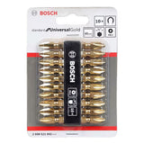 Bosch Gold Extra Hard Double-Ended Bit Set (10-Piece) | 2608521042