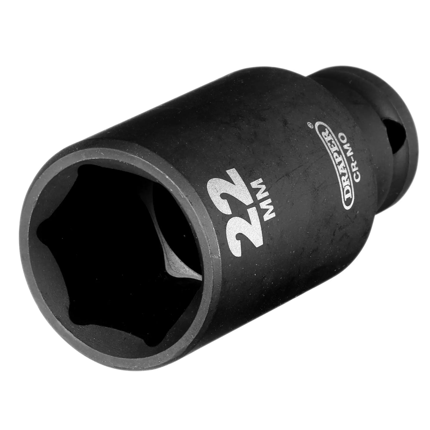 Draper Tools - 20180 - Draper HI-TORQ® Metric Deep Impact Socket, 3/8" Sq. Dr., 22mm