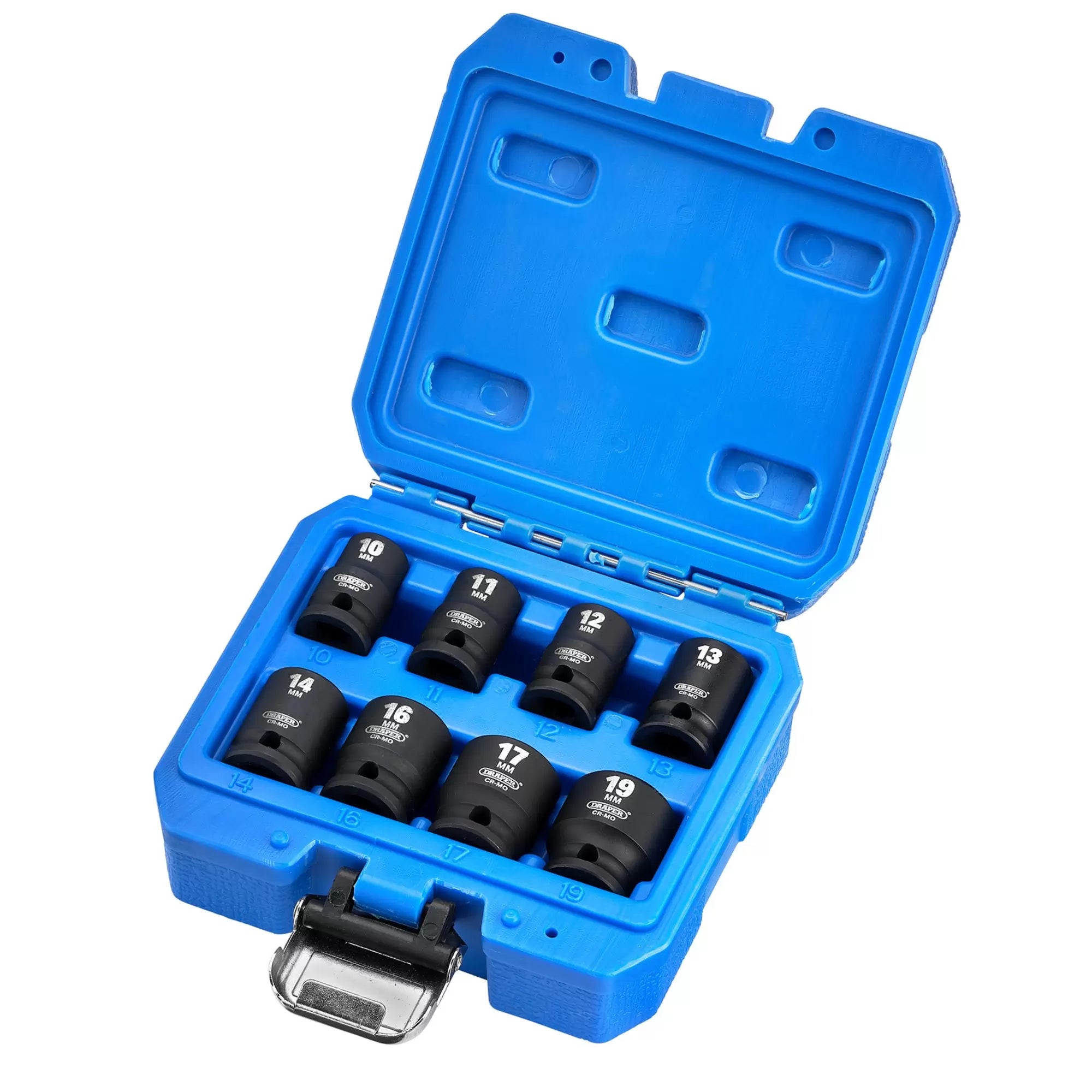 Draper Tools - 20203 - Draper HI-TORQ® Metric Impact Socket Set, 3/8" Sq. Dr. (8 Piece)