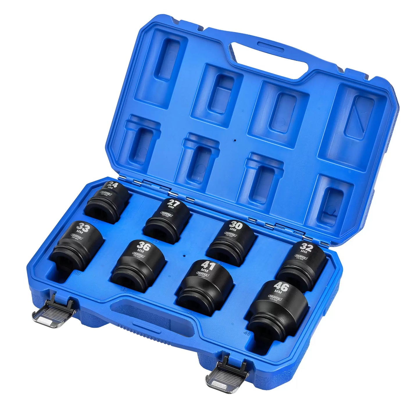 Draper Tools - 20206 - Draper HI-TORQ® Metric Impact Socket Set, 3/4" Sq. Dr. (8 Piece)