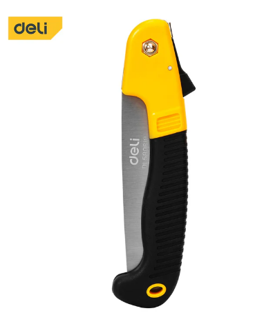 Deli 180mm Folding Saw, Suitable for Camping, Pruning & Compact Storage