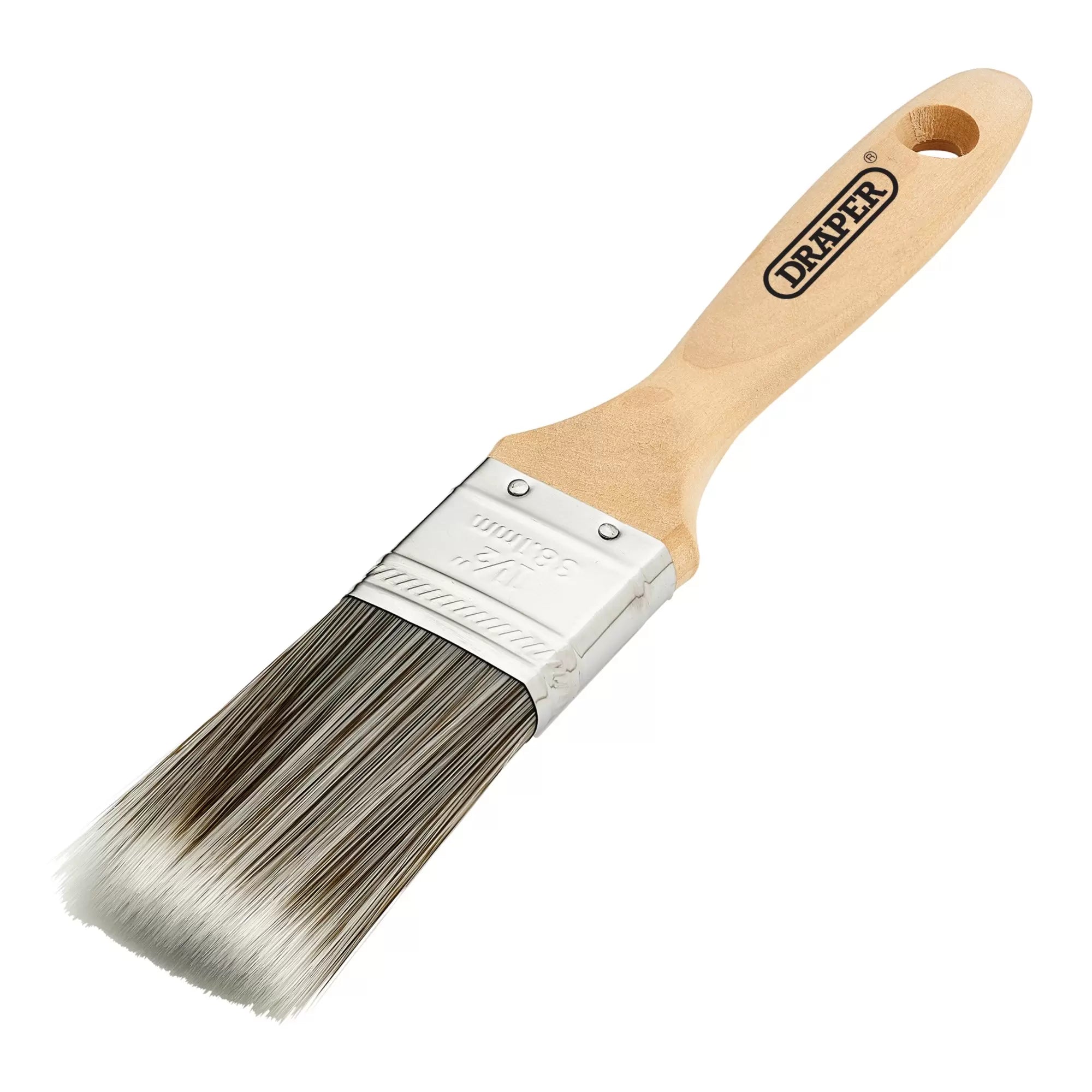Draper Tools - 20436 - Paint Brush with Wood Handle, 1.5"