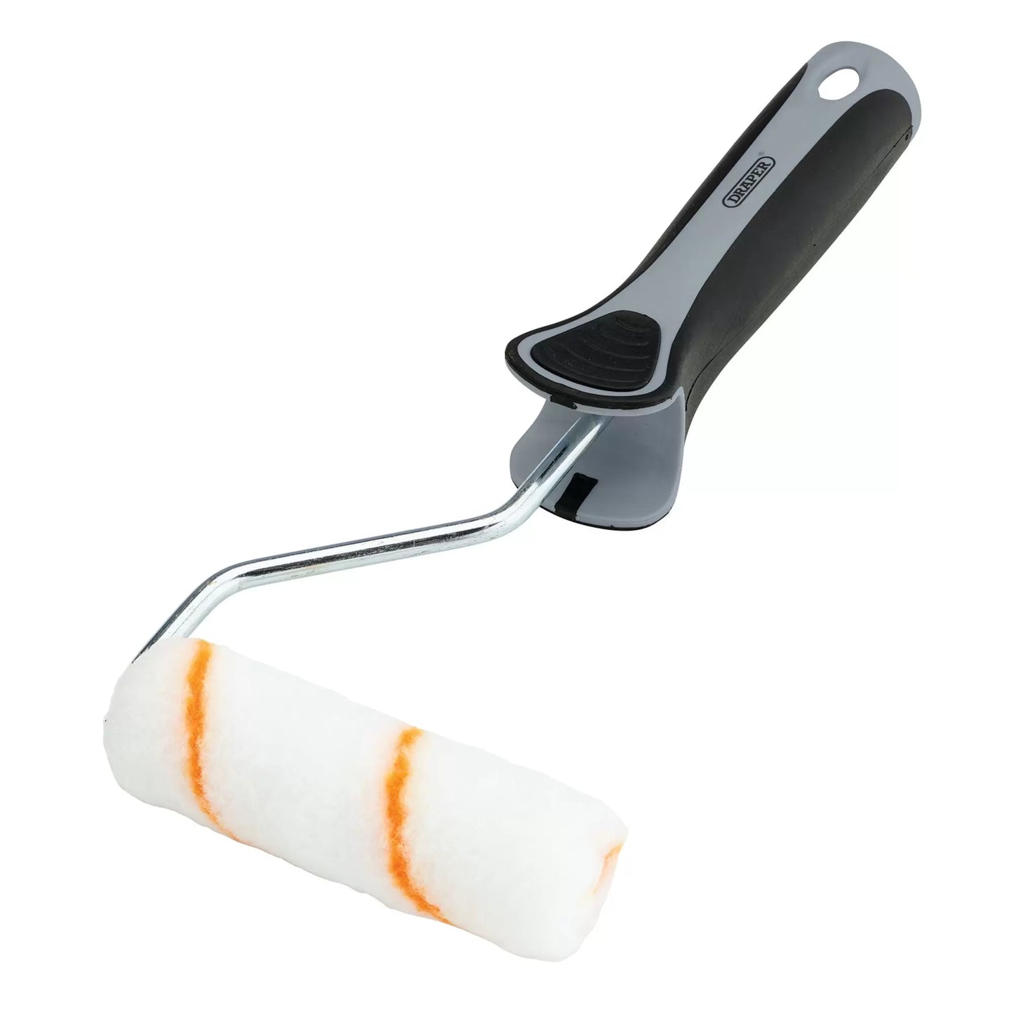 Draper Tools - 20792 - Medium Pile Polyester Paint Roller with Soft Grip Handle, 4"/100mm