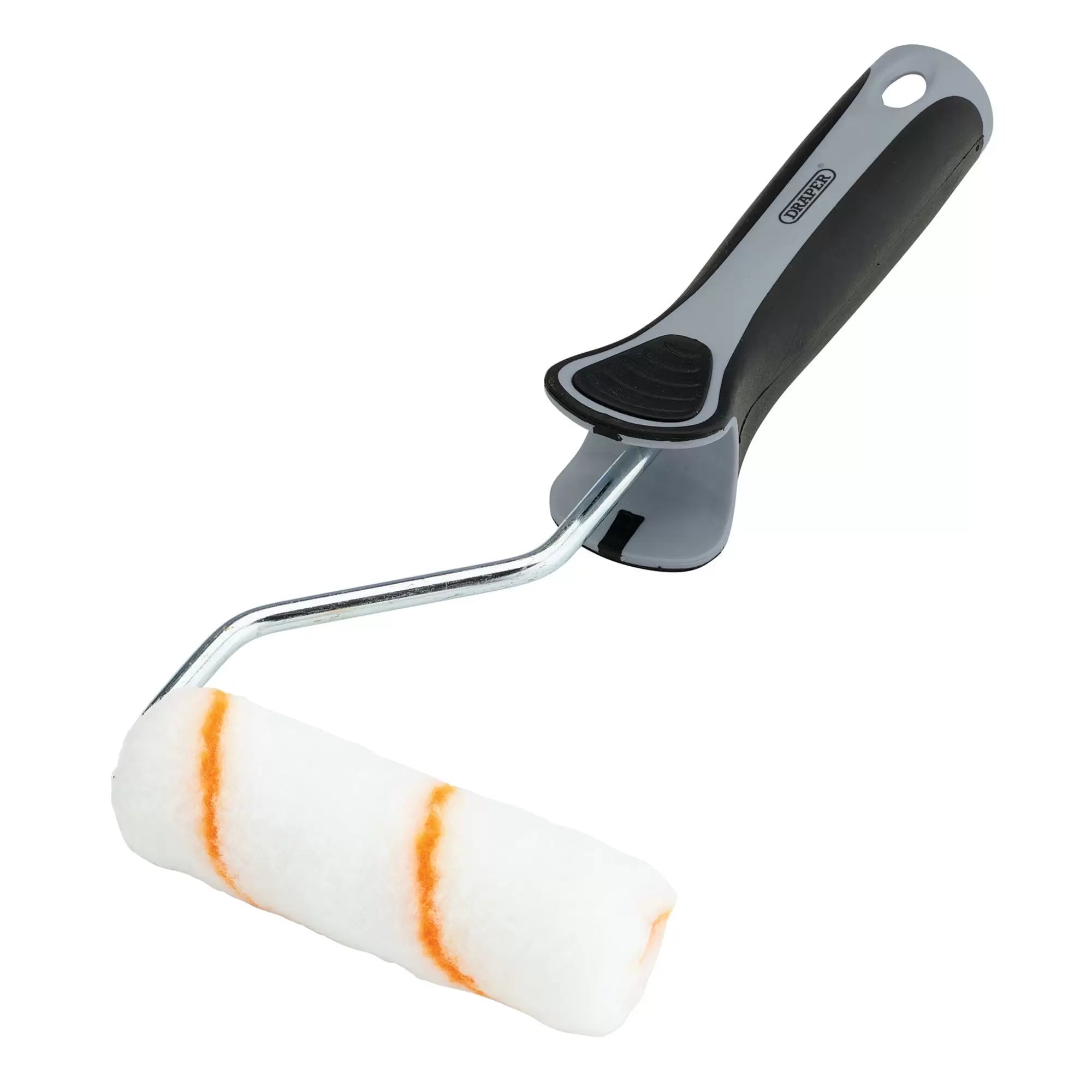 Draper Tools - 20792 - Medium Pile Polyester Paint Roller with Soft Grip Handle, 4"/100mm