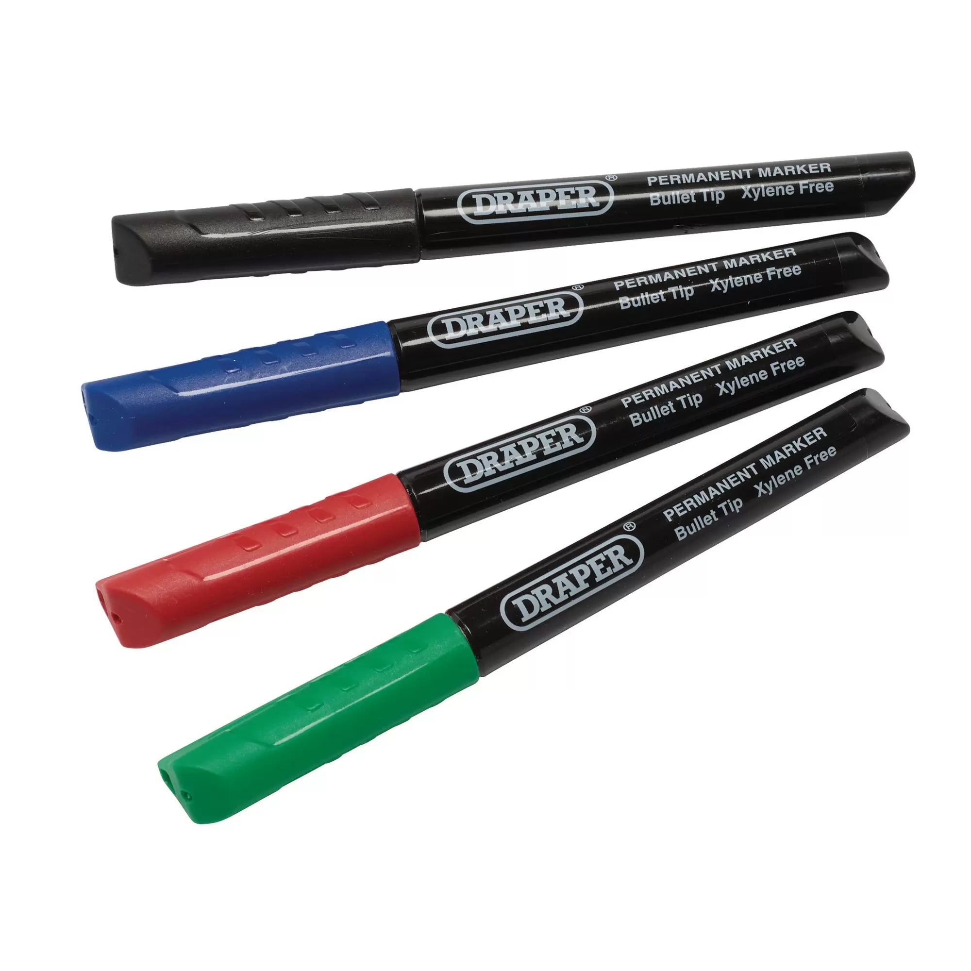 Draper Tools - 20943 - Marker Pens, Multicoloured (Pack of 4)