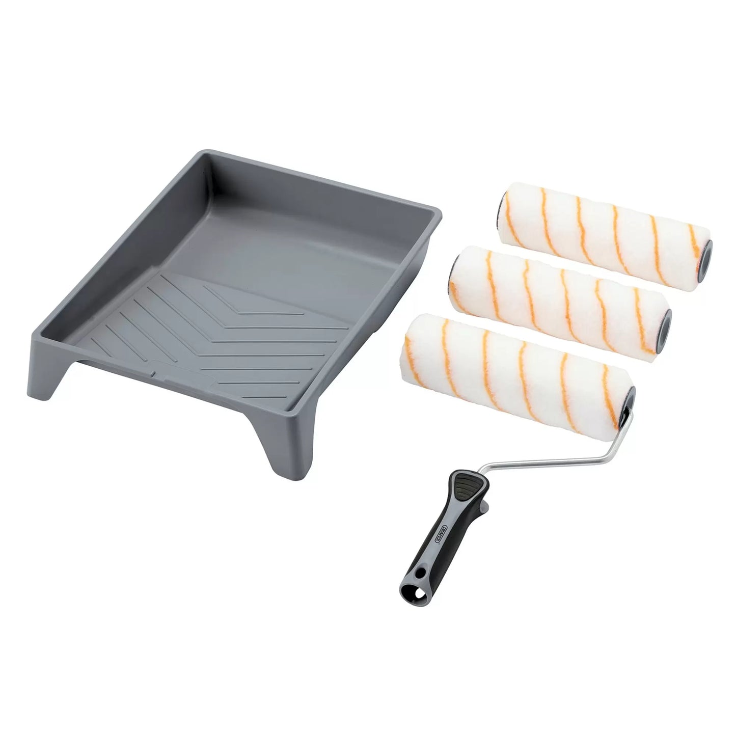 Draper Tools - 20945 - Medium Pile Polyester Paint Roller Set with Soft Grip (5 Piece)