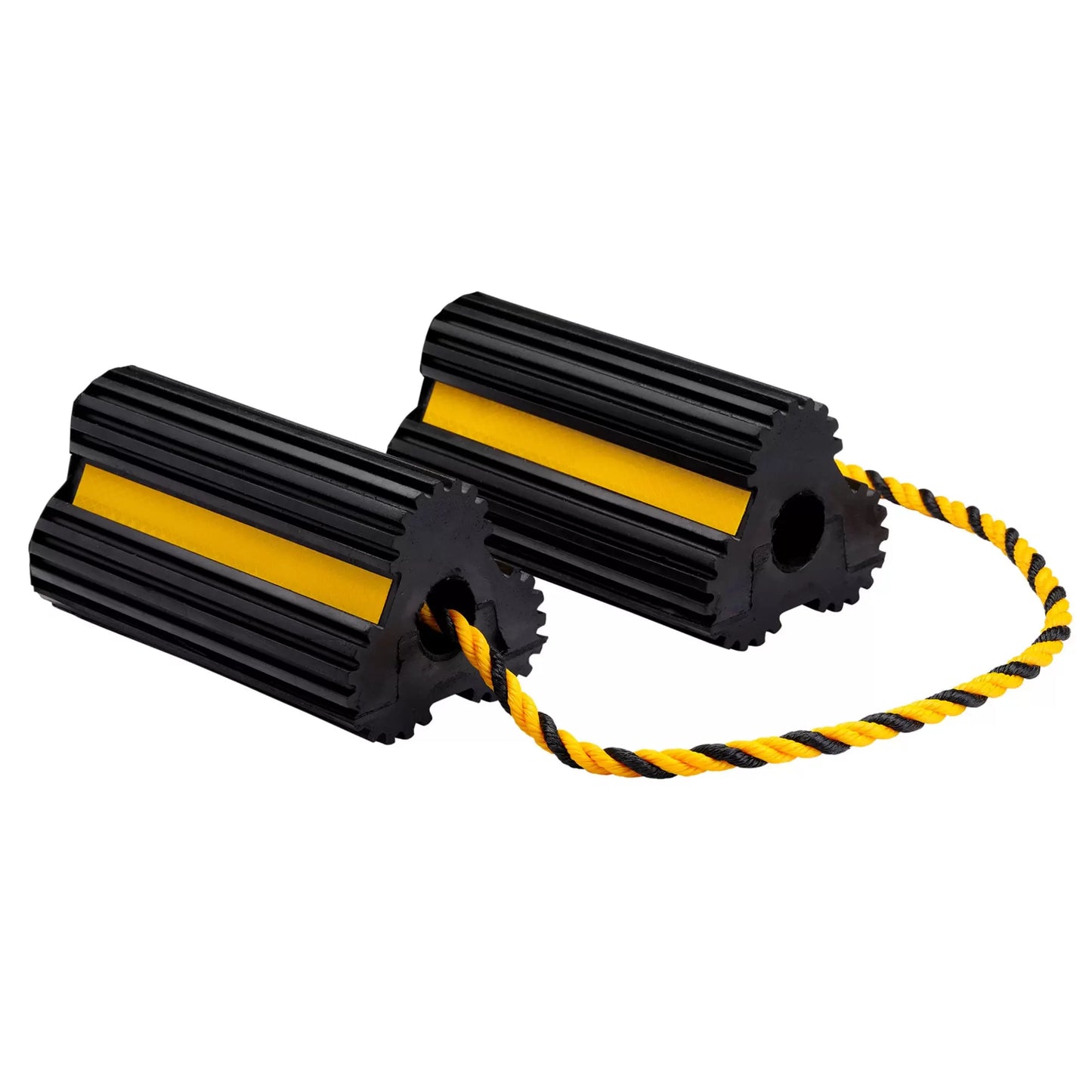Draper Tools - 21135 - Heavy Duty Rubber Wheel Chocks, 3 Tonne (Pair)