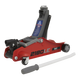 180° Handle Low Profile Short Chassis Trolley Jack 2 Tonne - Red [2180LE]