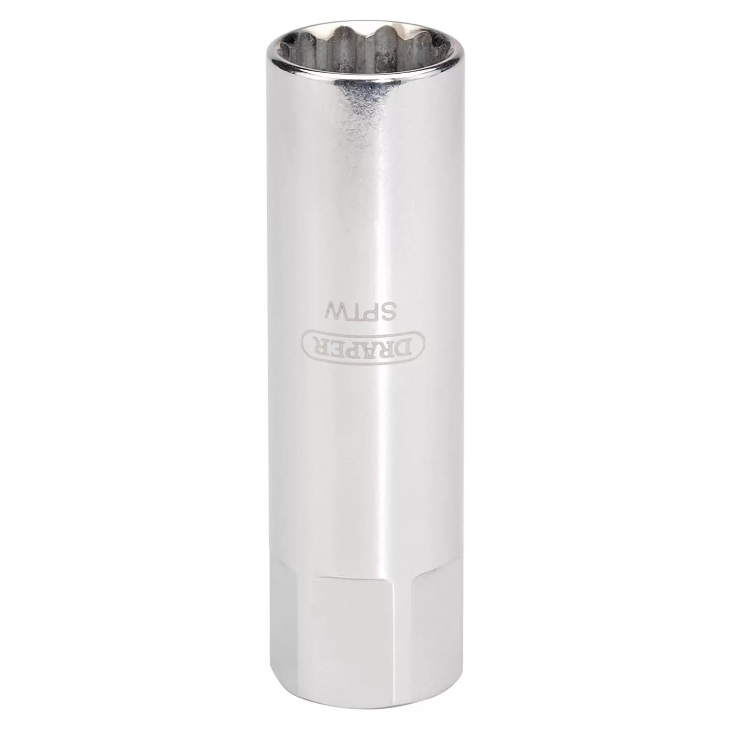 Draper Tools - 22272 - Draper HI-TORQ® 8mm Thread Thin Wall 12 Point Spark Plug Socket, 3/8" Sq. Dr., 14mm
