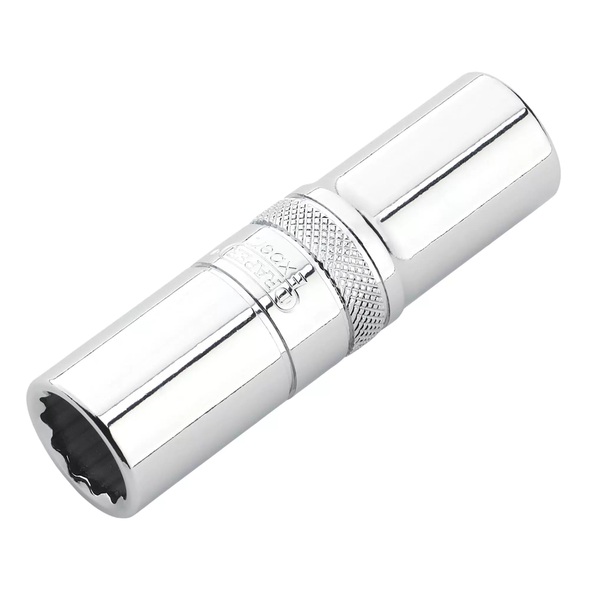 Draper Tools - 22421 - Draper Expert Metric Deep Socket, 1/2" Sq. Dr., Polished Chrome, 15mm