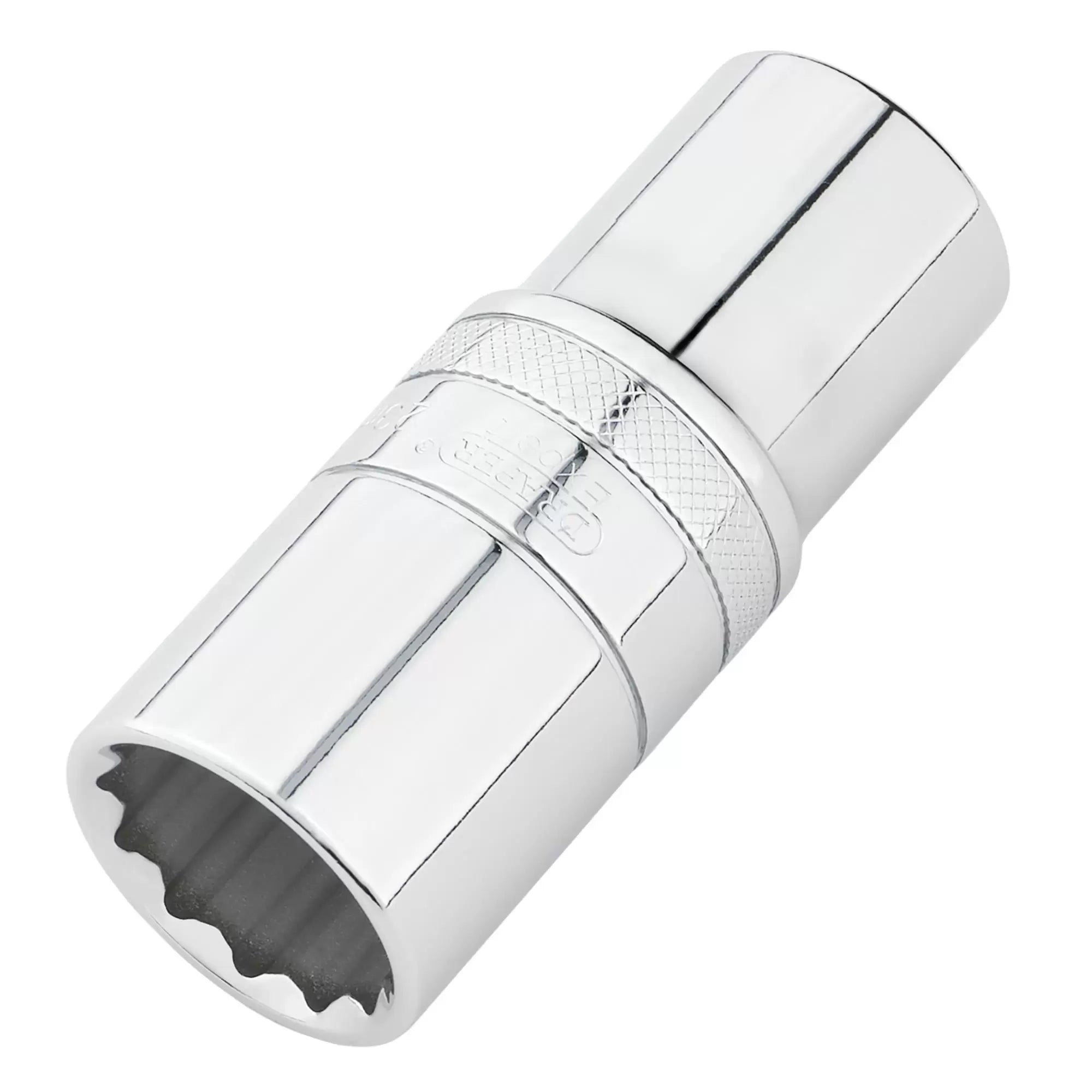 Draper Tools - 22423 - Draper Expert Metric Deep Socket, 1/2" Sq. Dr., Polished Chrome, 23mm