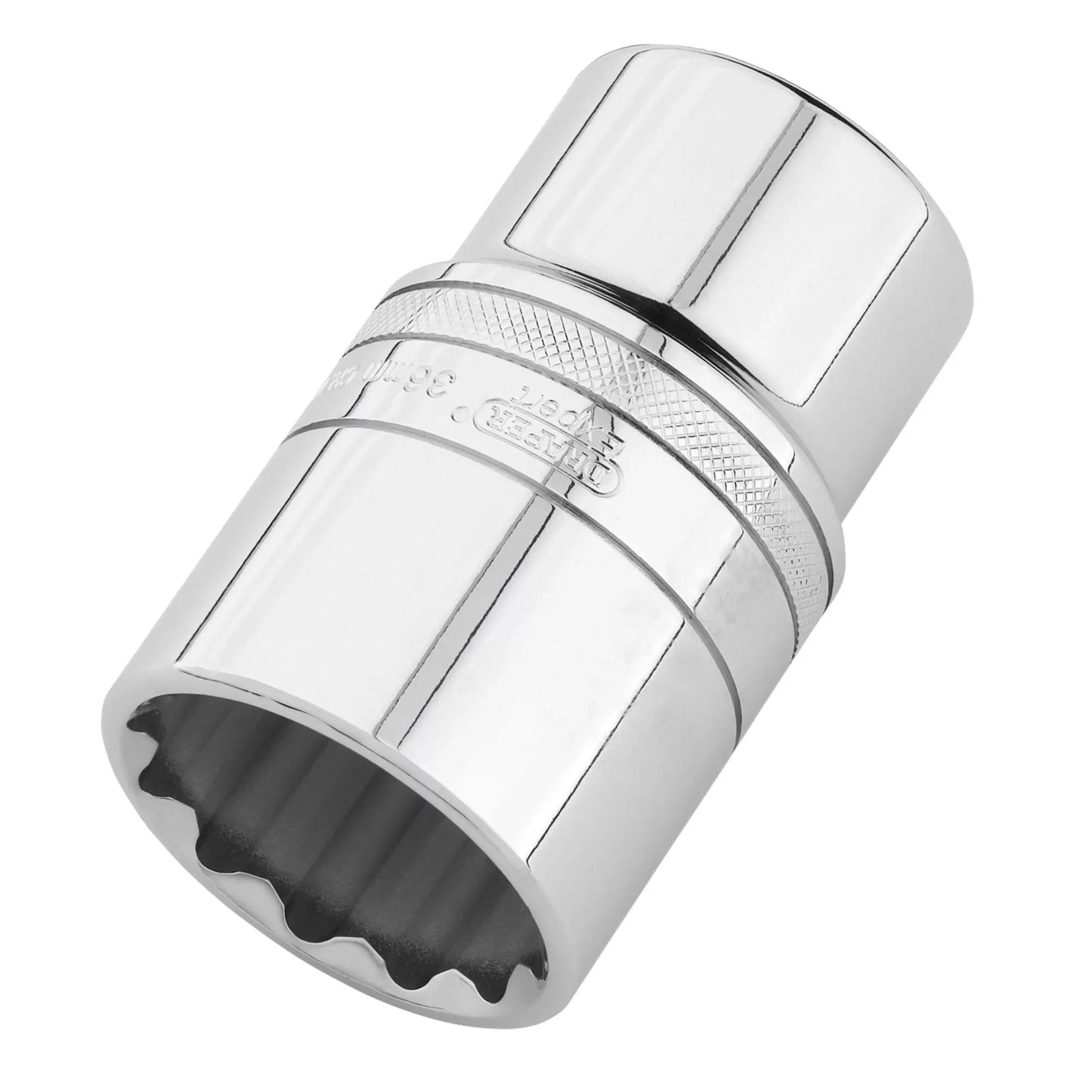 Draper Tools - 22427 - Draper Expert Metric Deep Socket, 1/2" Sq. Dr., Polished Chrome, 36mm