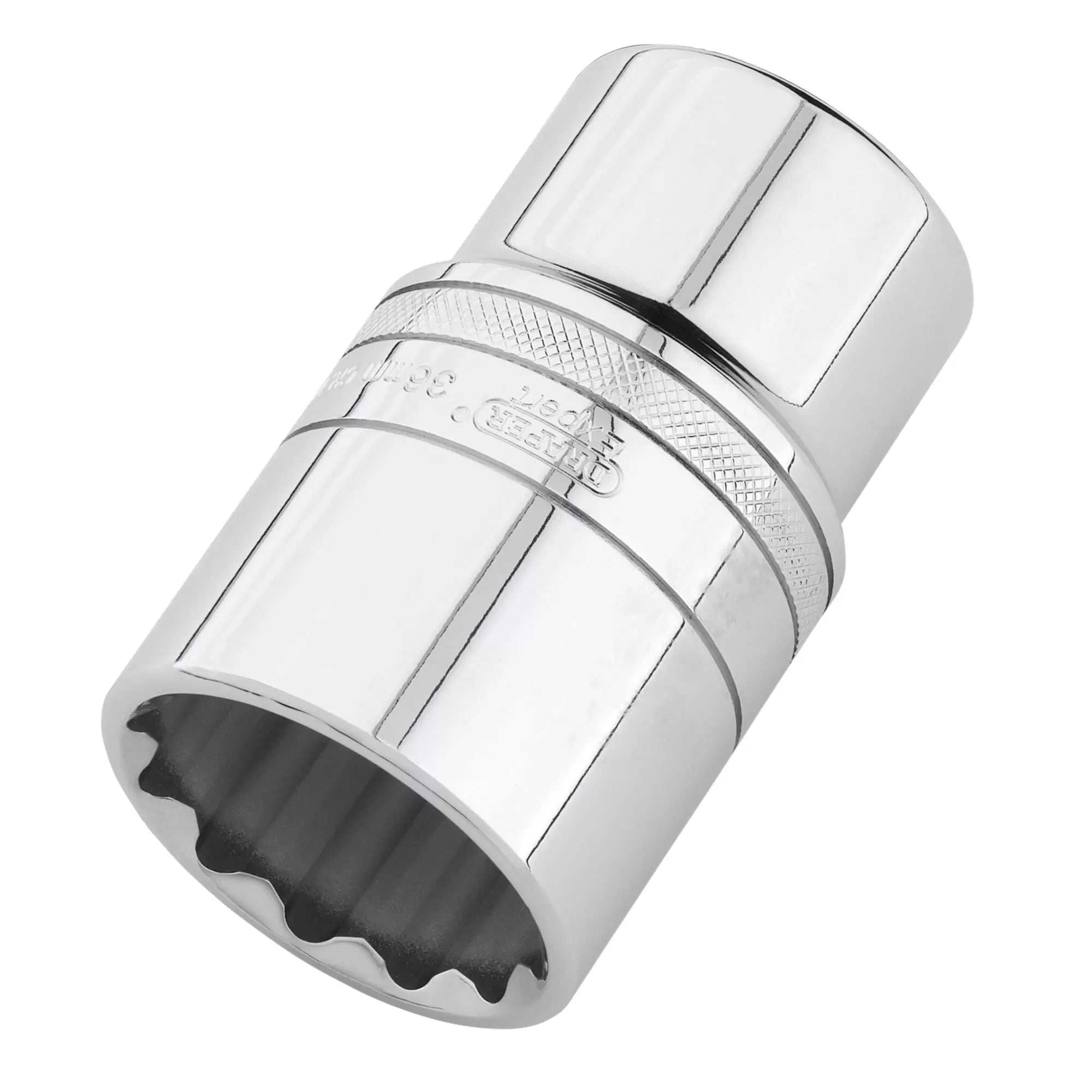 Draper Tools - 22427 - Draper Expert Metric Deep Socket, 1/2" Sq. Dr., Polished Chrome, 36mm