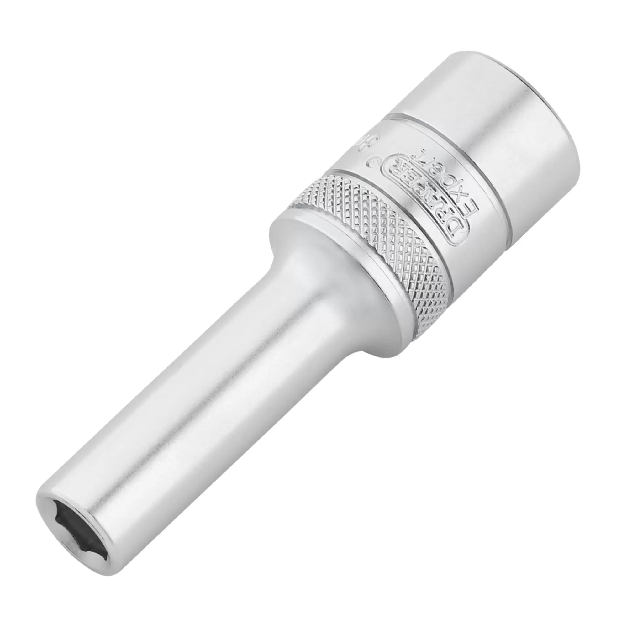 Draper Tools - 22428 - Draper Expert Metric Deep Socket, 1/2" Sq. Dr., Micro Satin Chrome, 8mm