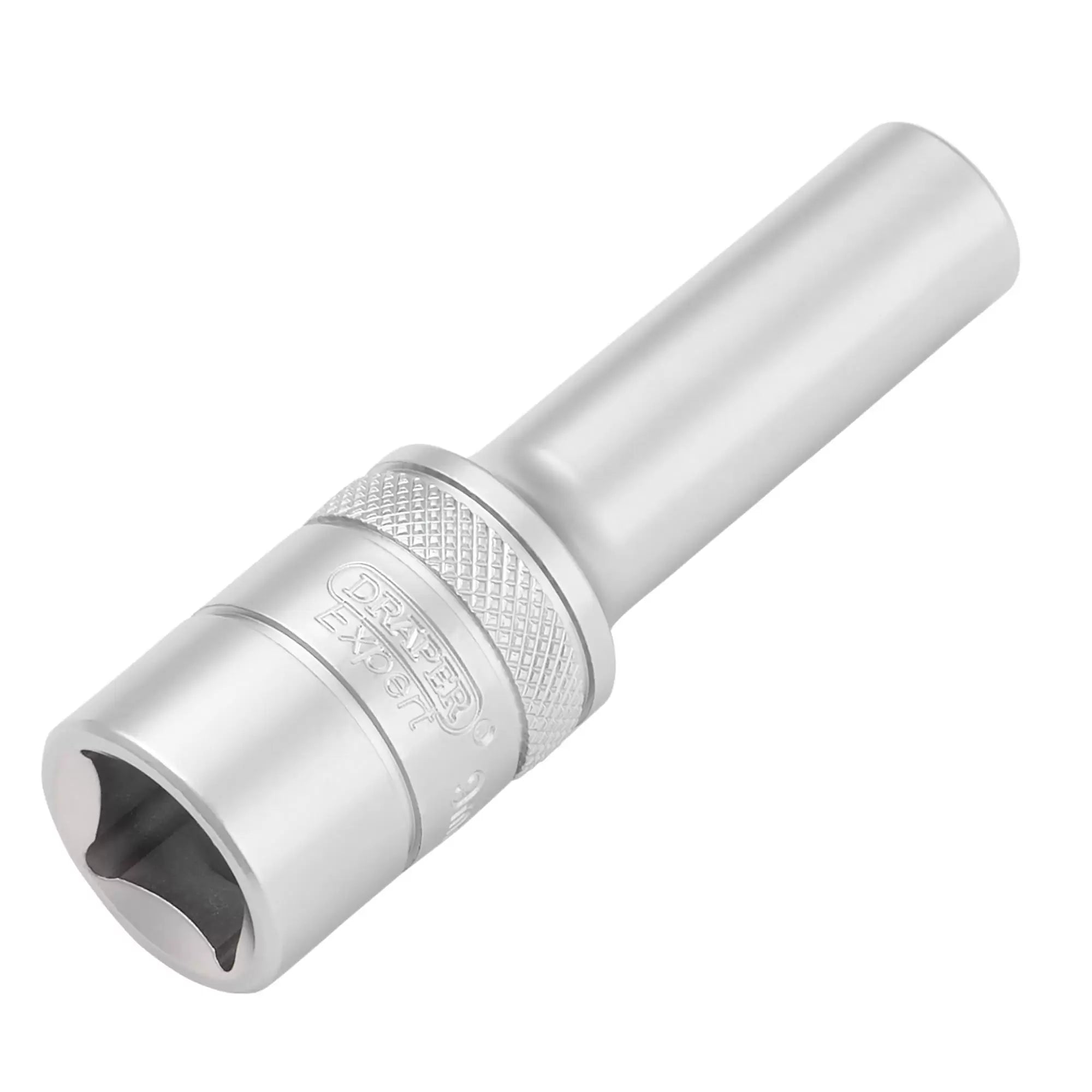 Draper Tools - 22429 - Draper Expert Metric Deep Socket, 1/2" Sq. Dr., Micro Satin Chrome, 9mm