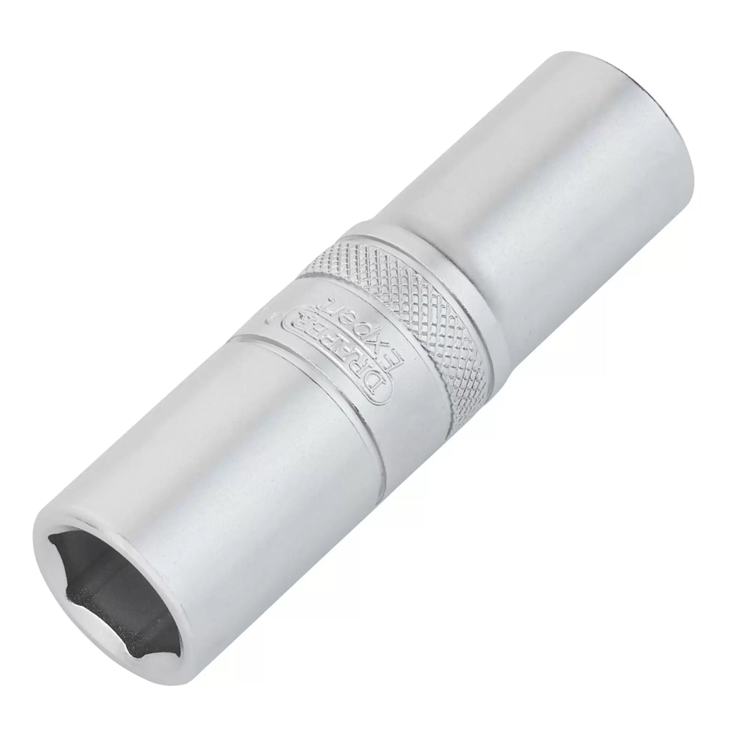 Draper Tools - 22440 - Draper Expert Metric Deep Socket, 1/2" Sq. Dr., Micro Satin Chrome, 15mm