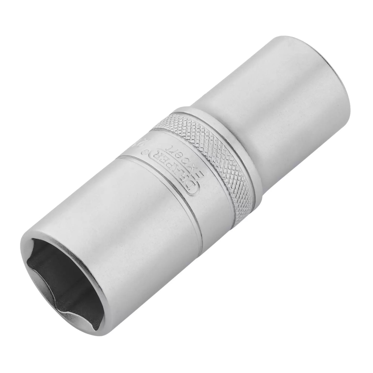 Draper Tools - 22442 - Draper Expert Metric Deep Socket, 1/2" Sq. Dr., Micro Satin Chrome, 21mm