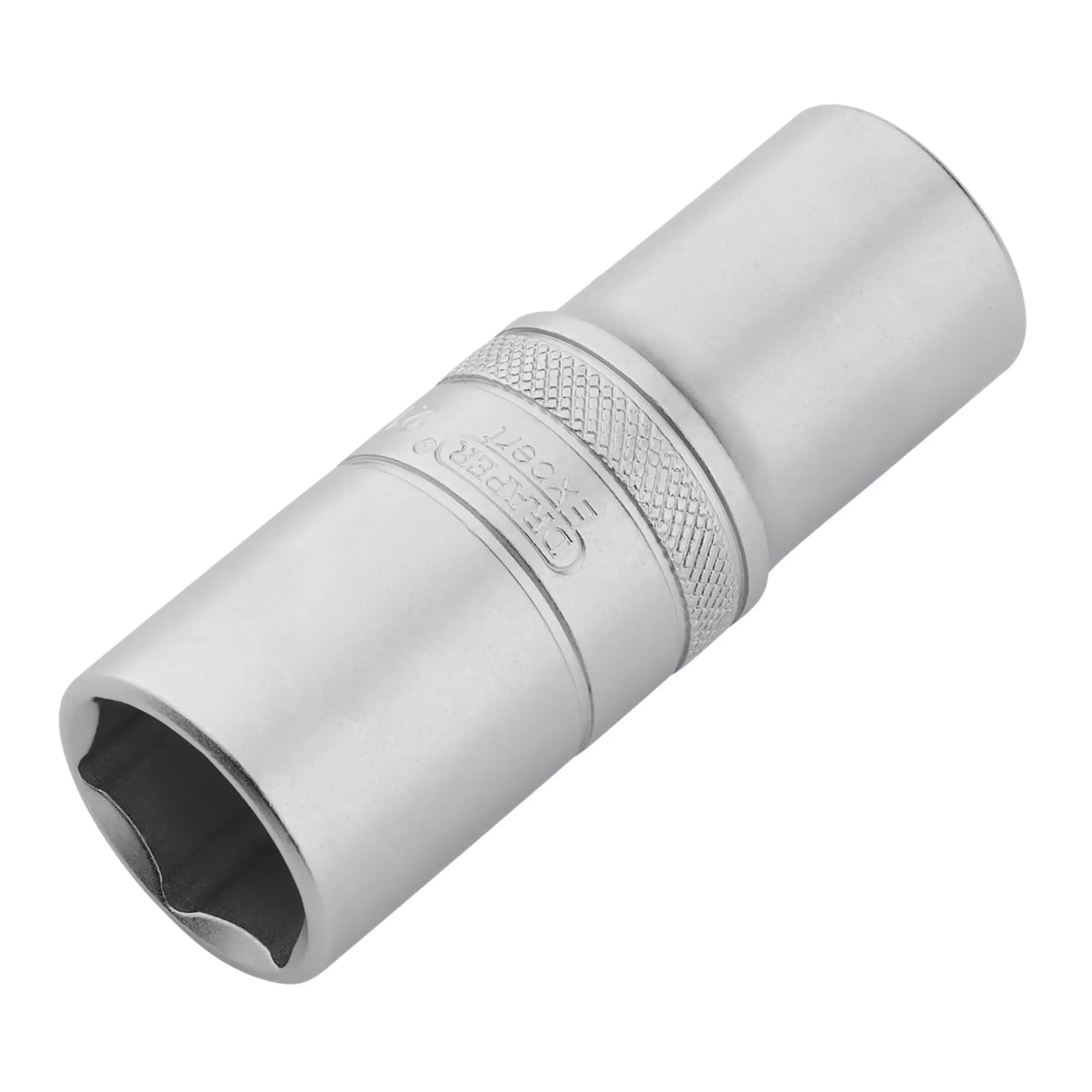 Draper Tools - 22442 - Draper Expert Metric Deep Socket, 1/2" Sq. Dr., Micro Satin Chrome, 21mm