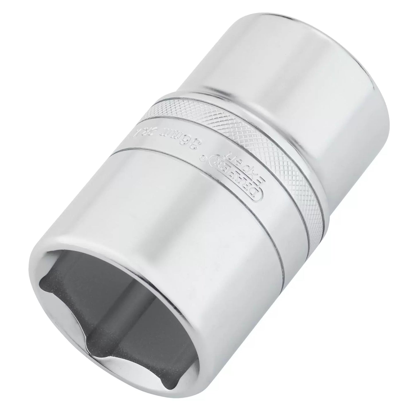 Draper Tools - 22497 - Draper Expert Metric Deep Socket, 1/2" Sq. Dr., Micro Satin Chrome, 36mm