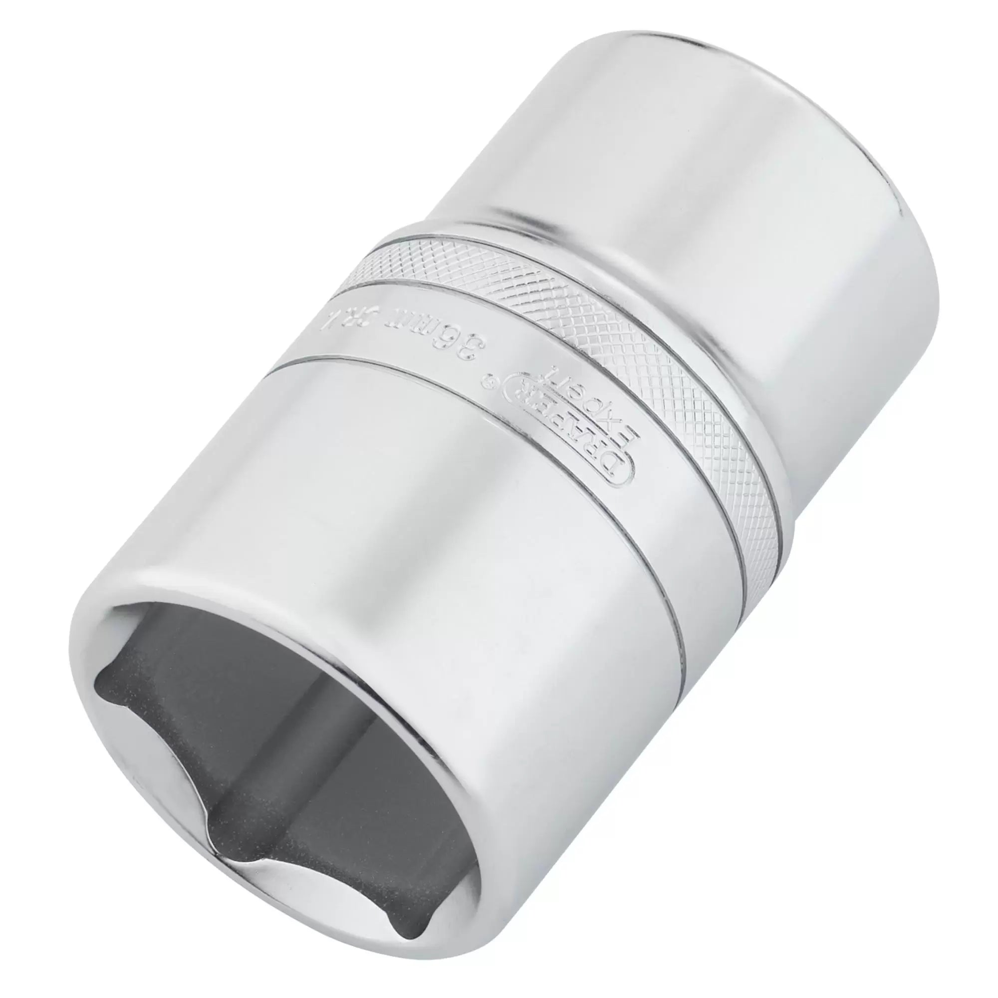 Draper Tools - 22497 - Draper Expert Metric Deep Socket, 1/2" Sq. Dr., Micro Satin Chrome, 36mm
