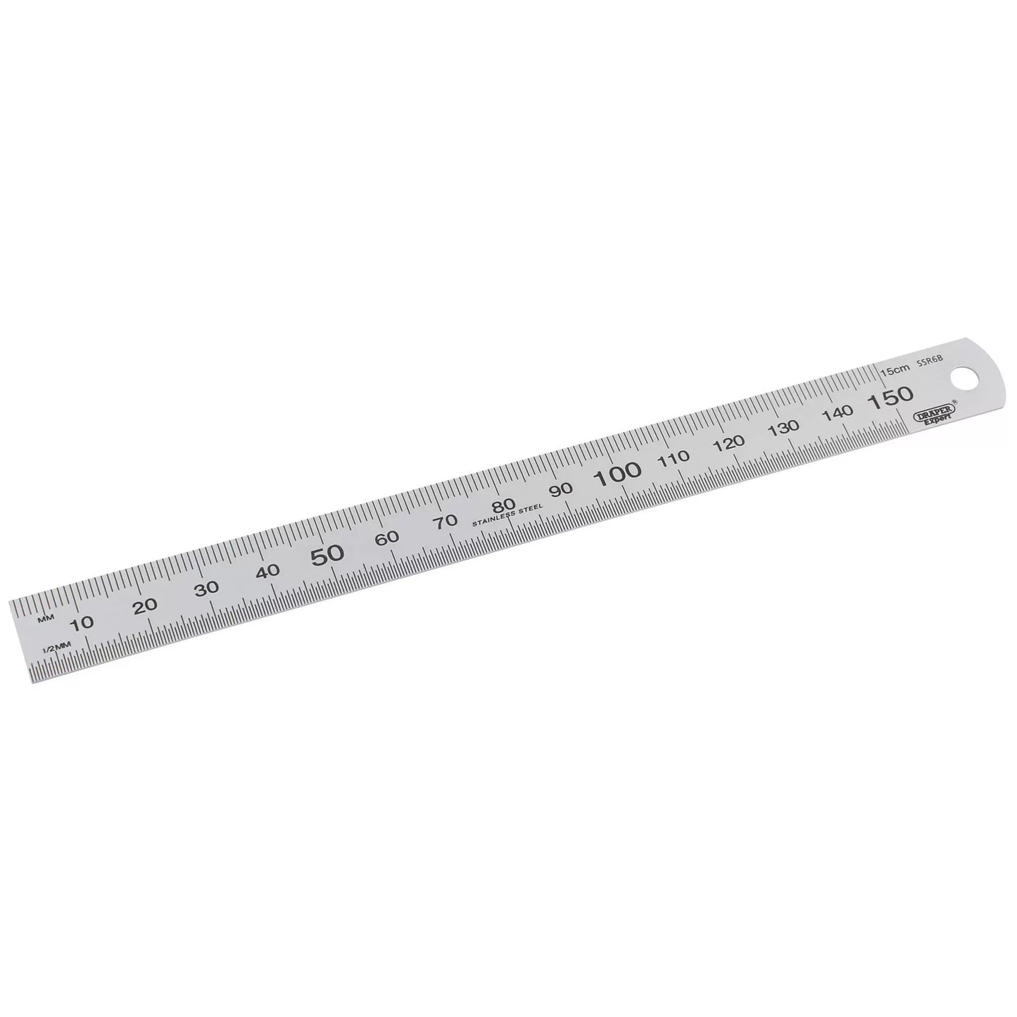 Draper Tools - 22670 - Draper Expert Stainless Steel Rule, 150mm/ 6"