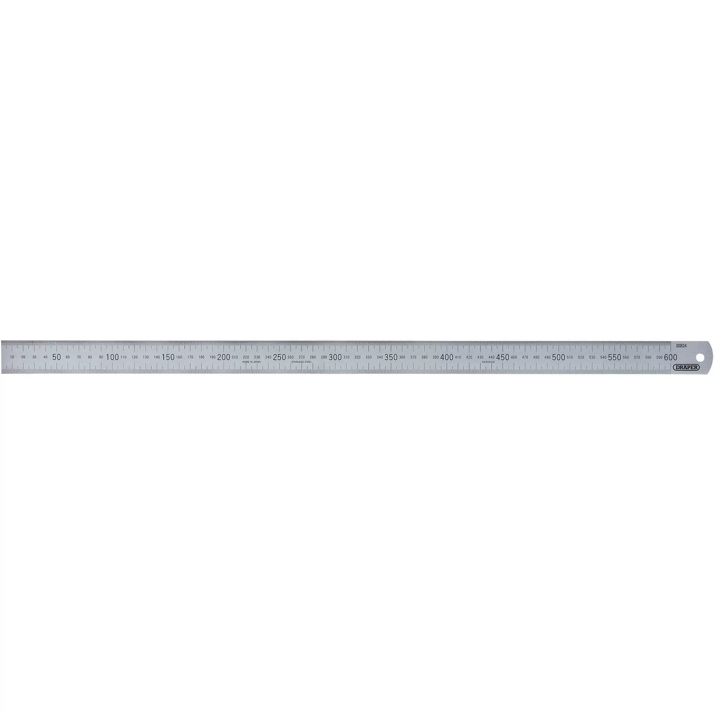 Draper Tools - 22672 - Draper Expert Stainless Steel Rule, 600mm/24"