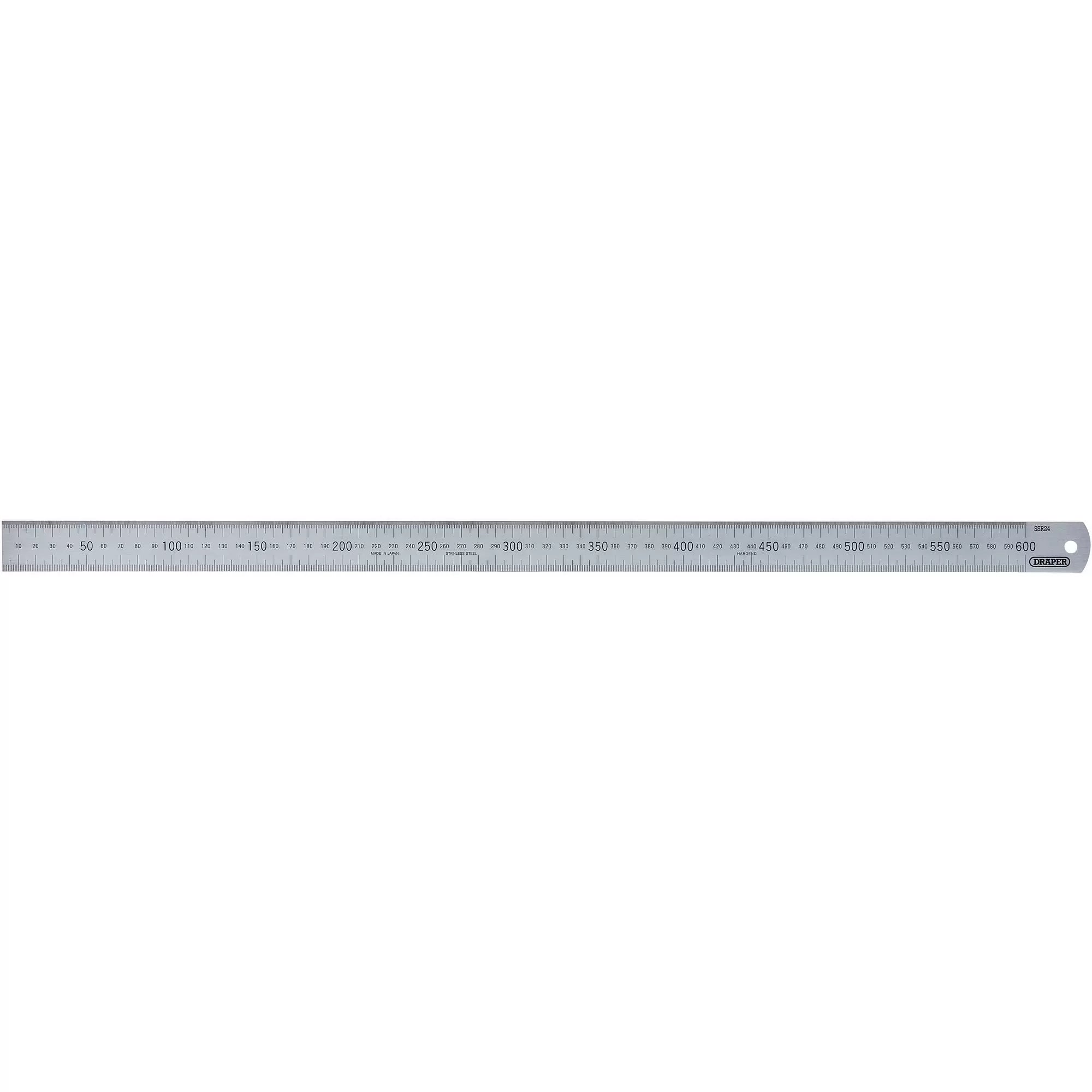 Draper Tools - 22672 - Draper Expert Stainless Steel Rule, 600mm/24"