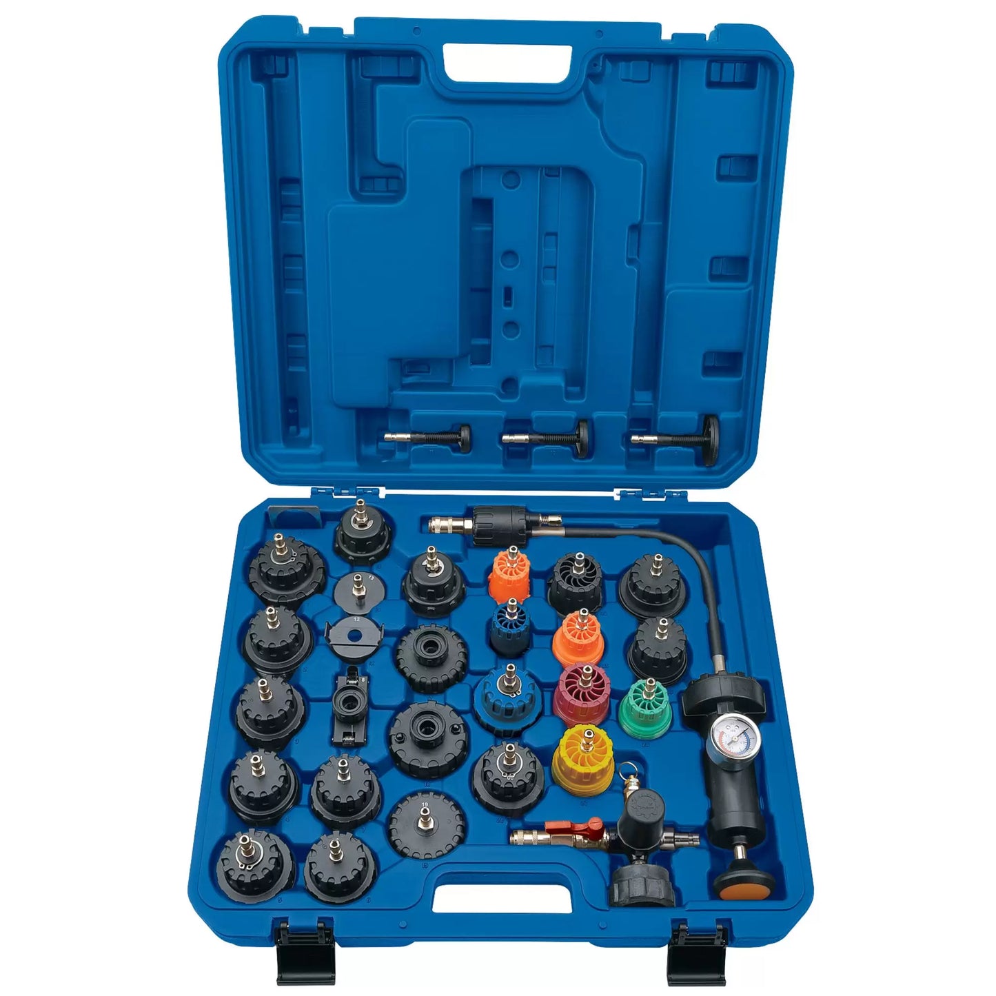 Draper Tools - 23420 - Draper Expert Radiator and Cap Pressure Test Kit (32 Piece)