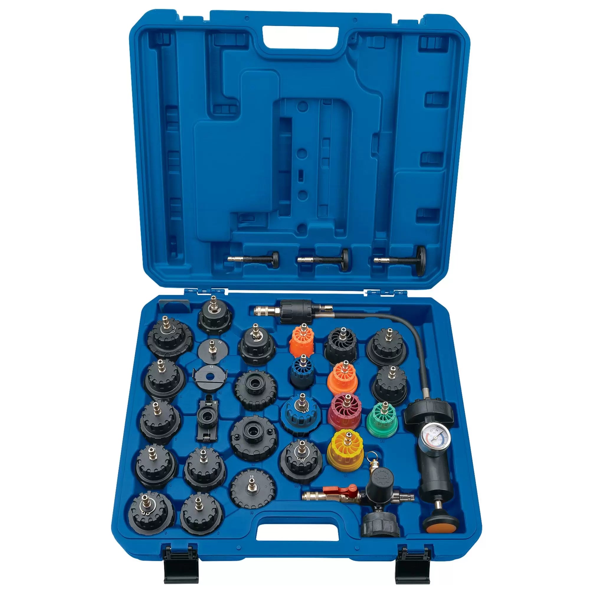 Draper Tools - 23420 - Draper Expert Radiator and Cap Pressure Test Kit (32 Piece)