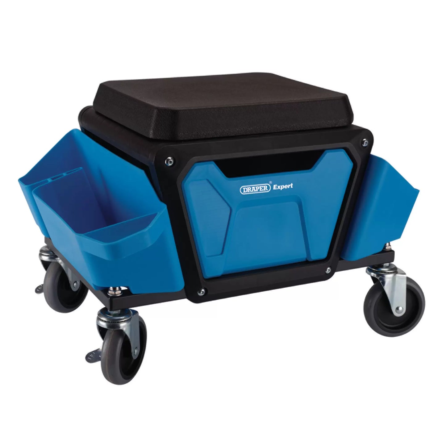 Draper Tools - 23716 - Draper Expert Work Stool with Tool Storage, Blue