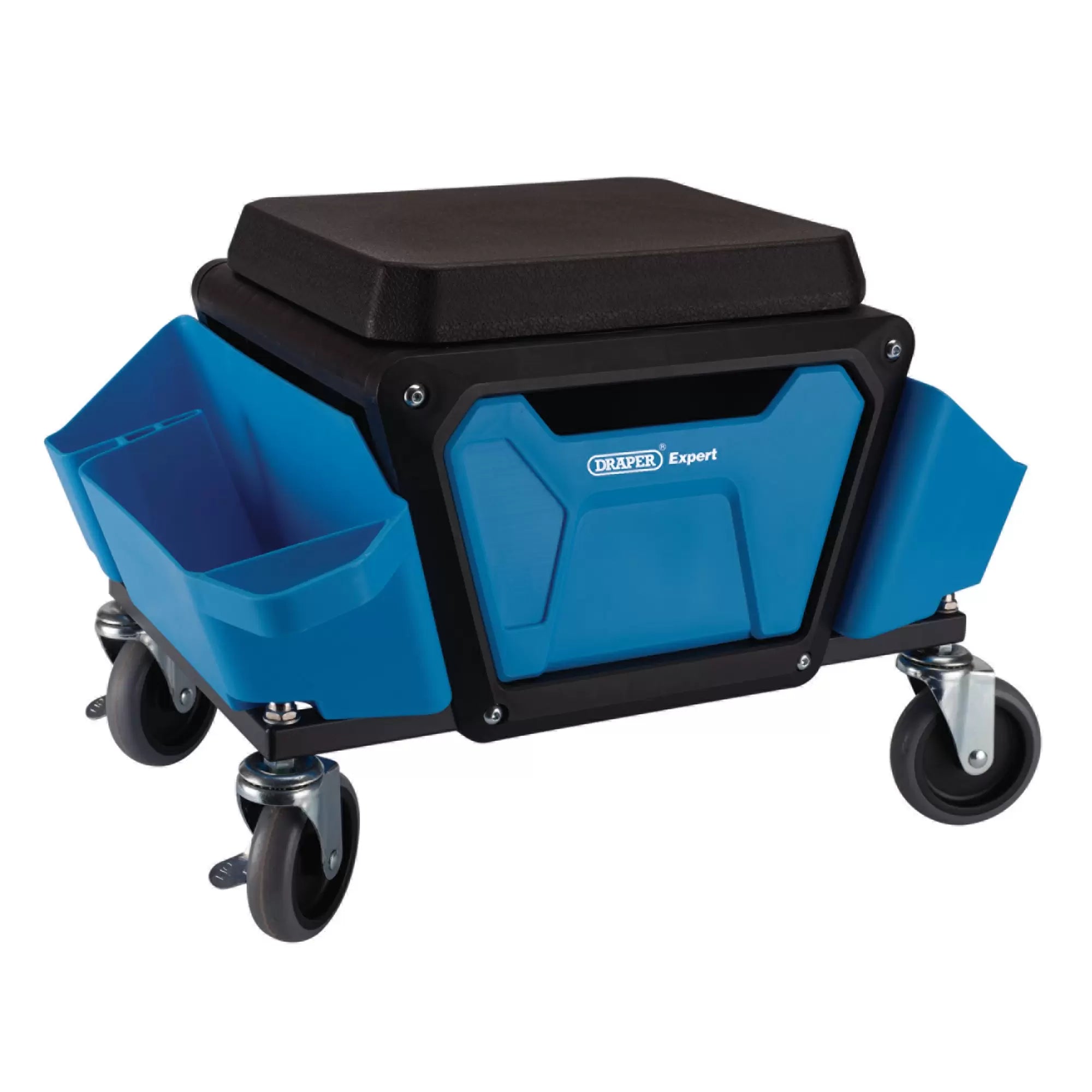 Draper Tools - 23716 - Draper Expert Work Stool with Tool Storage, Blue