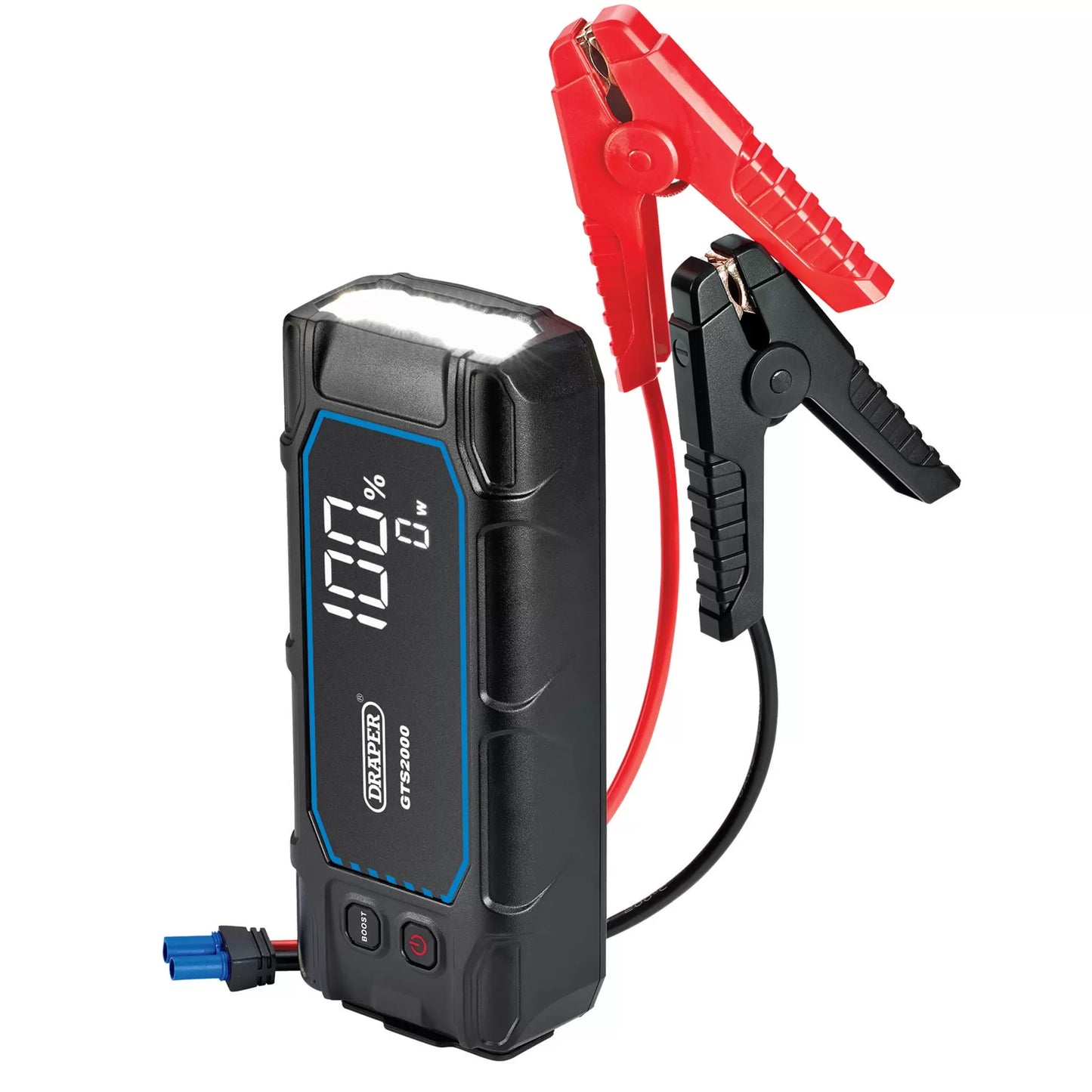 Draper Tools - 23741 - 12V Lithium Jump Starter with Digital Display, 2000A
