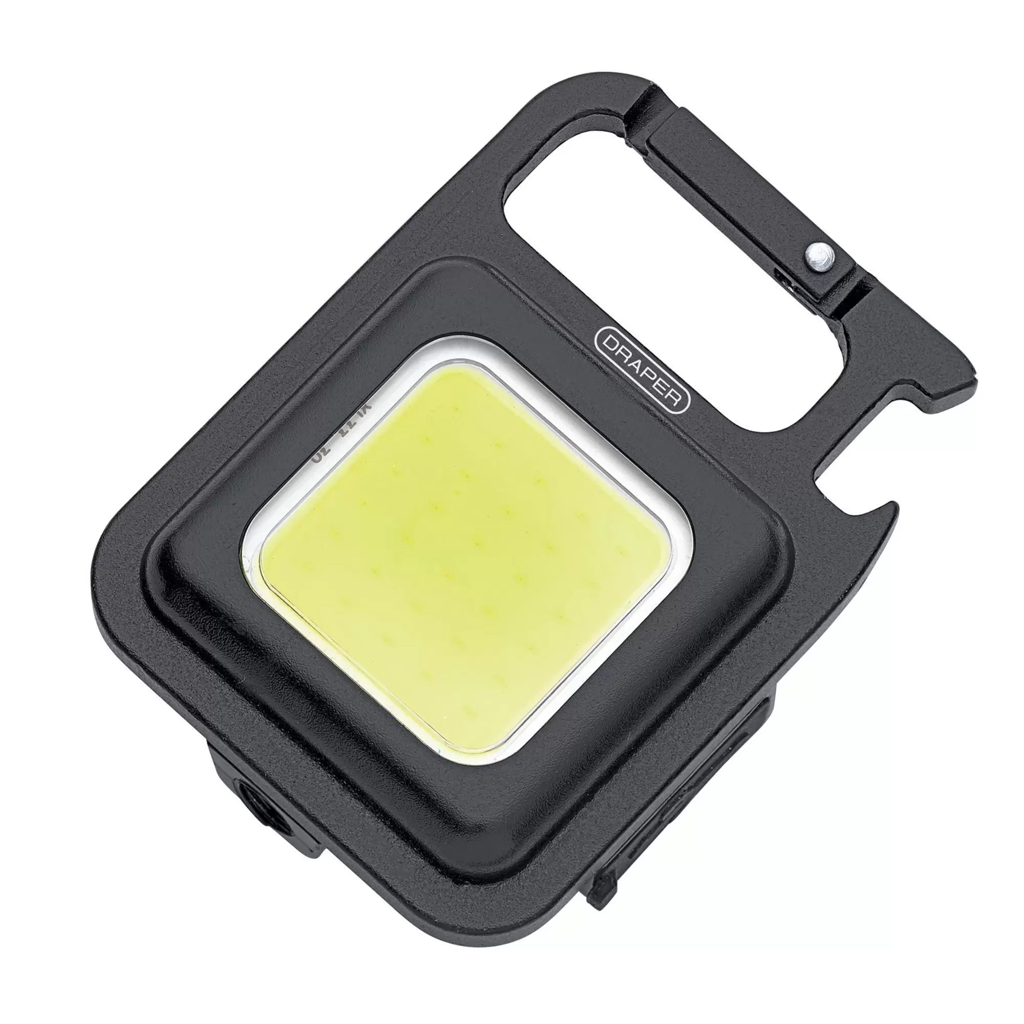 Draper Tools - 23850 - COB LED Rechargeable Pocket Light with Stand and Belt Clip, 5W, 350 Lumens, USB-C Cable Supplied