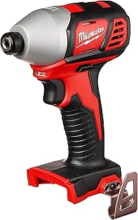 Milwaukee 2656-20 M18 18V 1/4" Hex Impact Driver (Bare Tool) – 1,500 In-Lbs Torque, LED Lights