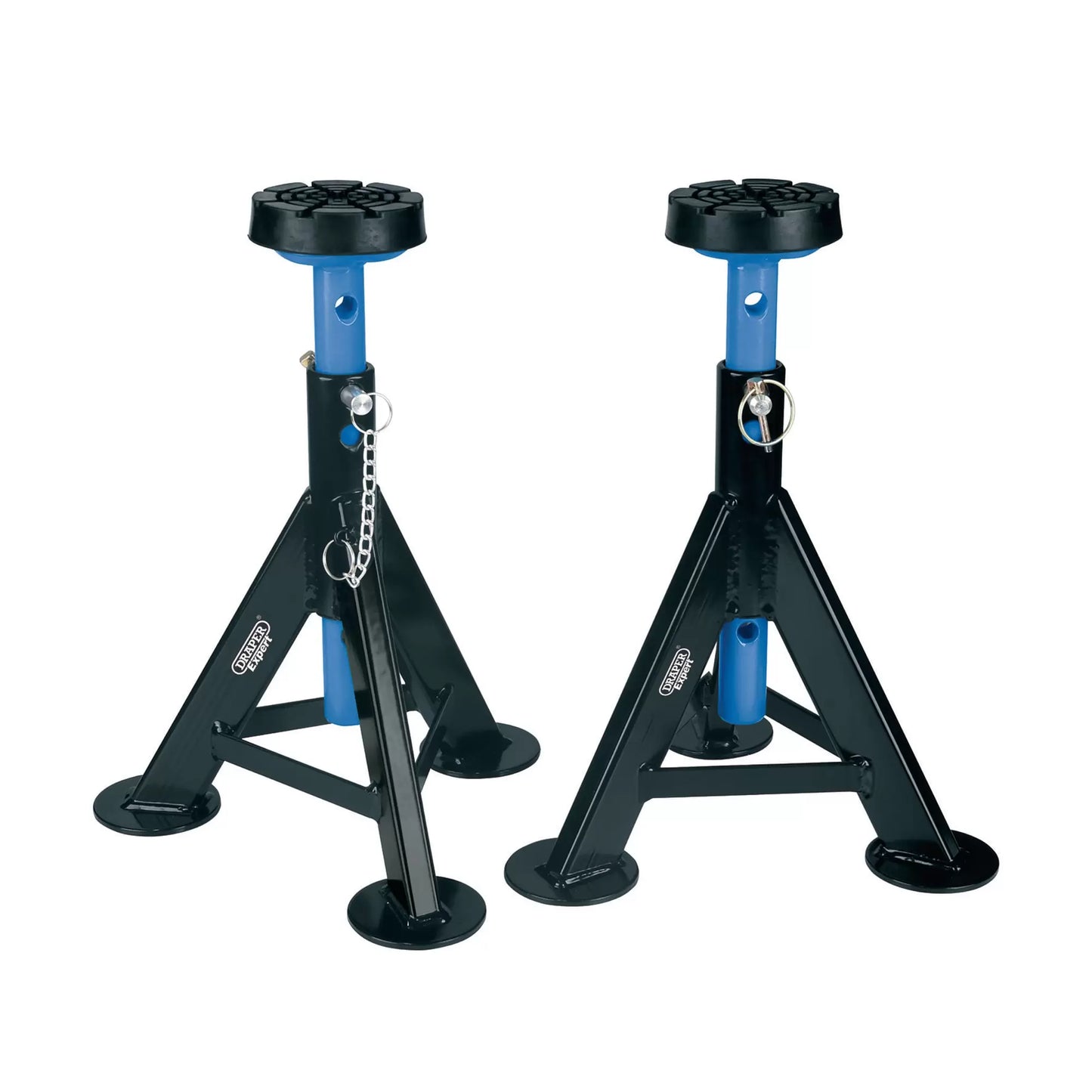 Draper Tools - 24173 - Draper Expert Axle Stands, 3 Tonne, Blue (Pair)
