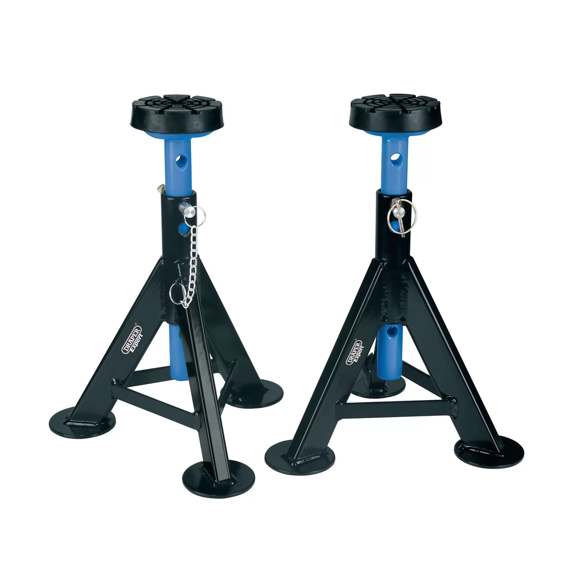 Draper Tools - 24173 - Draper Expert Axle Stands, 3 Tonne, Blue (Pair)