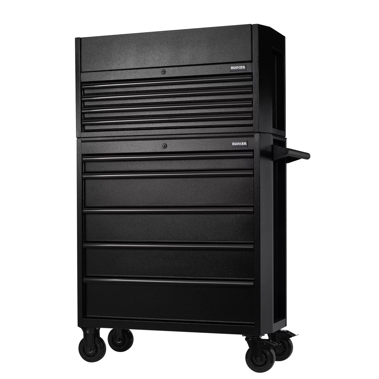 Draper Tools - 24248 - BUNKER 9 Drawer Combined Roller Cabinet and Tool Chest, 36", Black