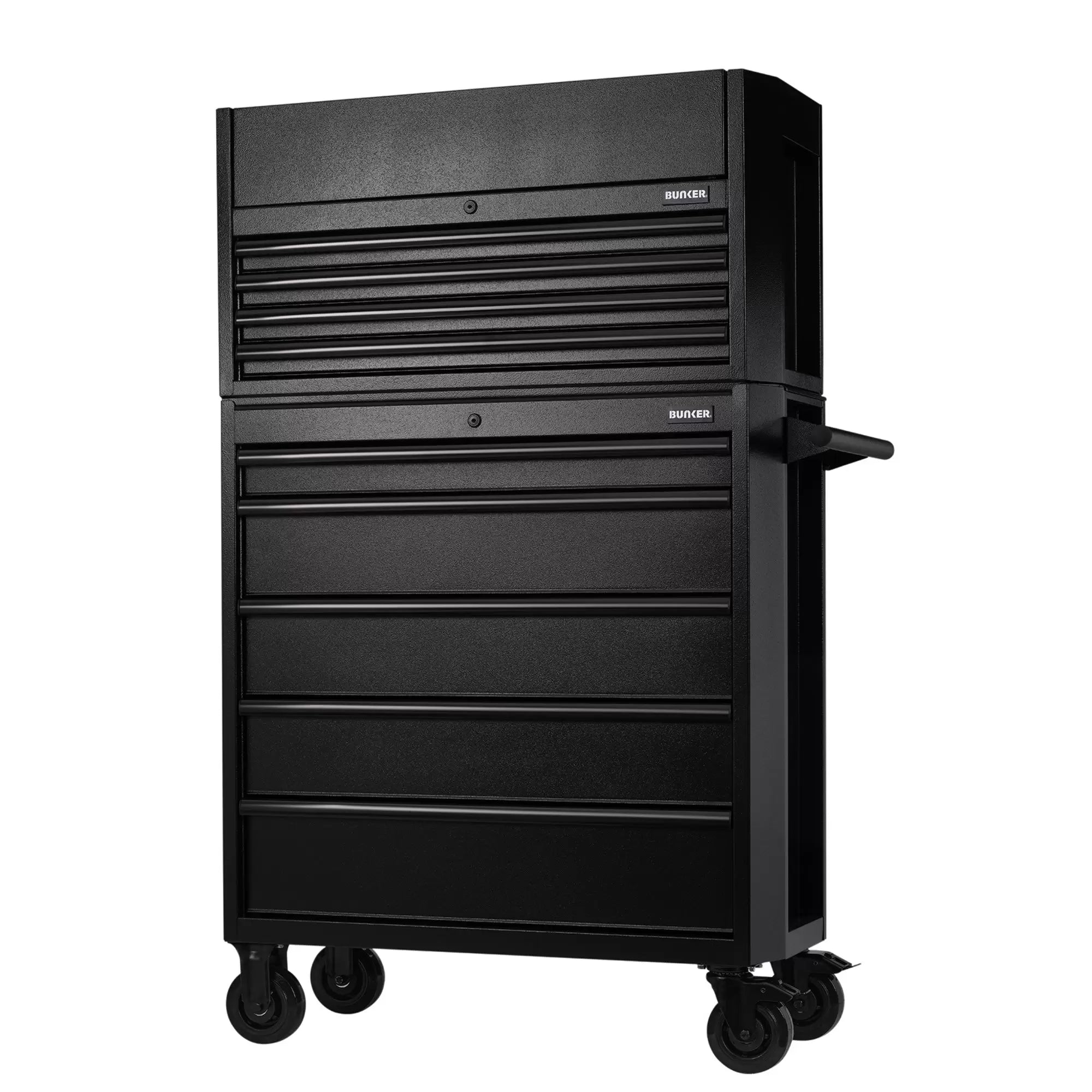 Draper Tools - 24248 - BUNKER 9 Drawer Combined Roller Cabinet and Tool Chest, 36", Black
